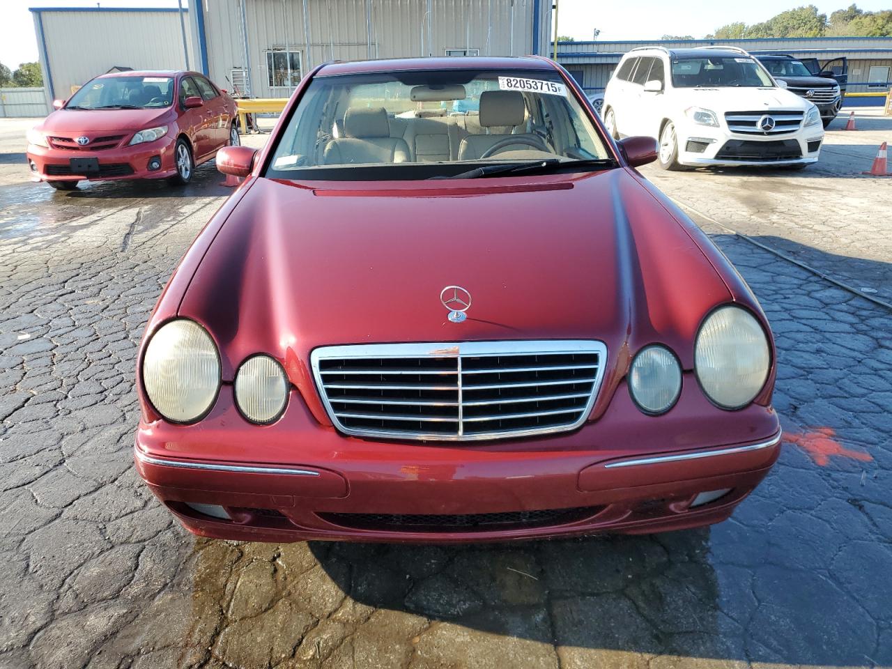 2000 Mercedes-benz E 320 Maroon vin: WDBJF65J9YB066181