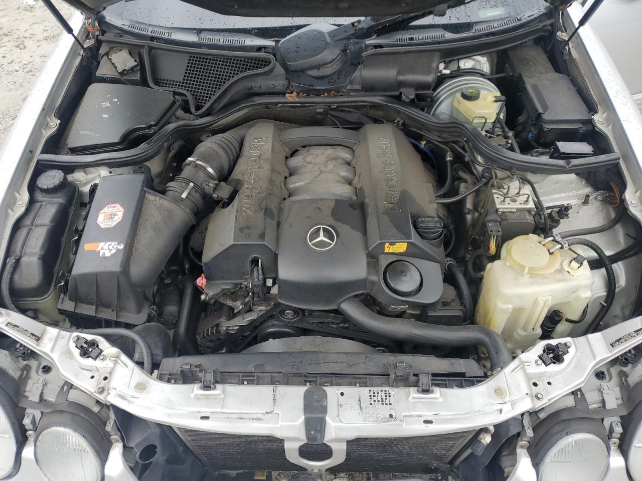 2000 Mercedes-benz E 320 Silver vin: WDBJF65J9YB096684