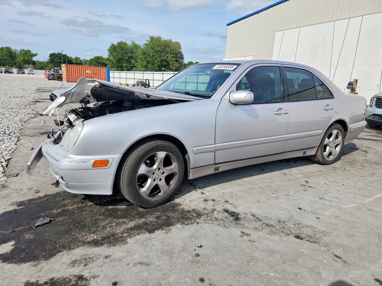 2002 Mercedes-benz E 320 Silver vin: WDBJF65JX2B494963