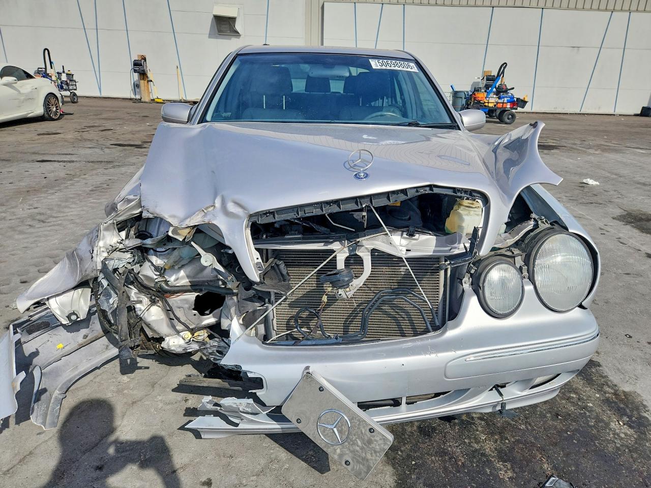 2002 Mercedes-benz E 320 Silver vin: WDBJF65JX2B494963