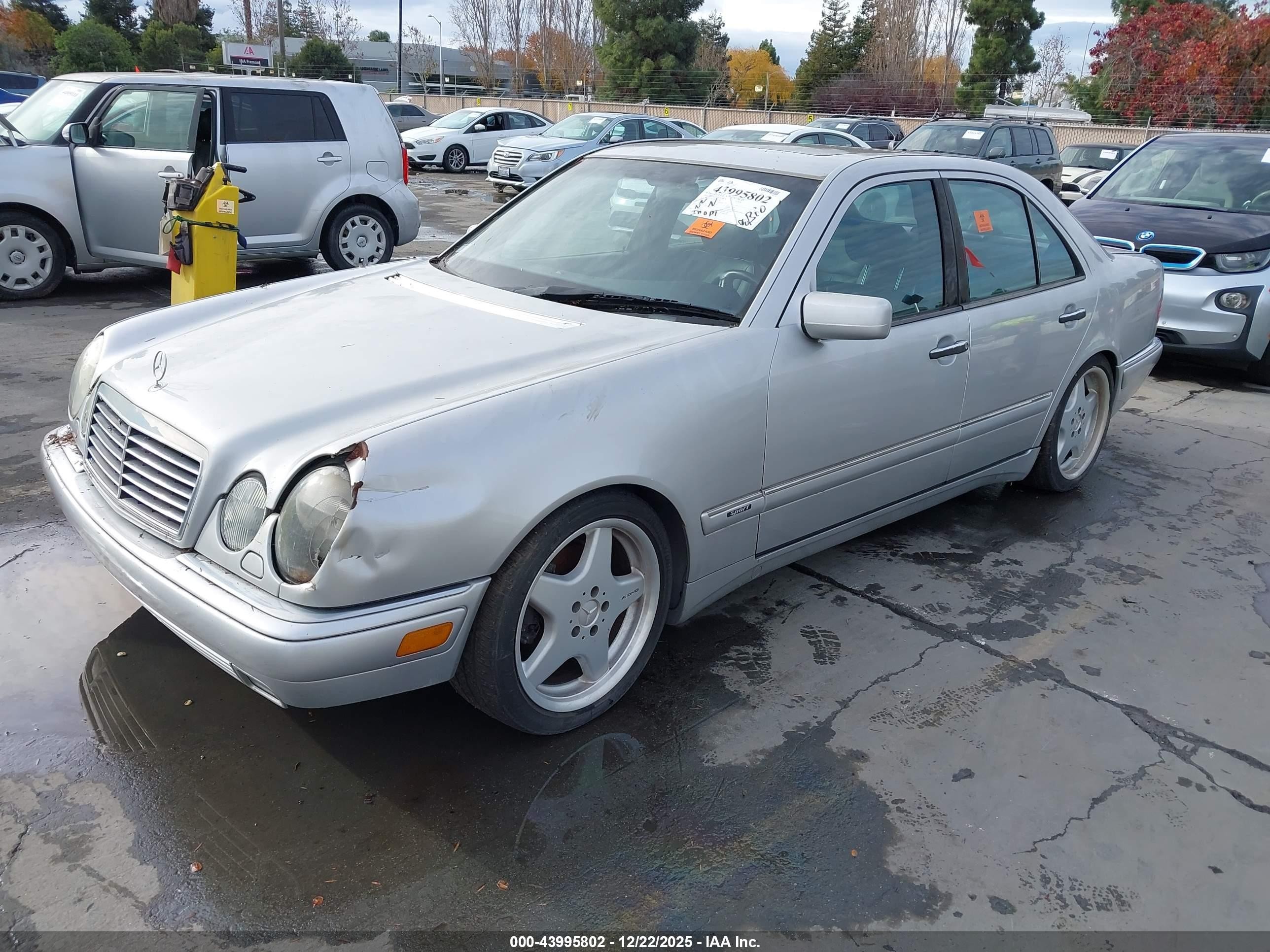 1998 Mercedes-benz E 430   Silver vin: WDBJF70F2WA694711
