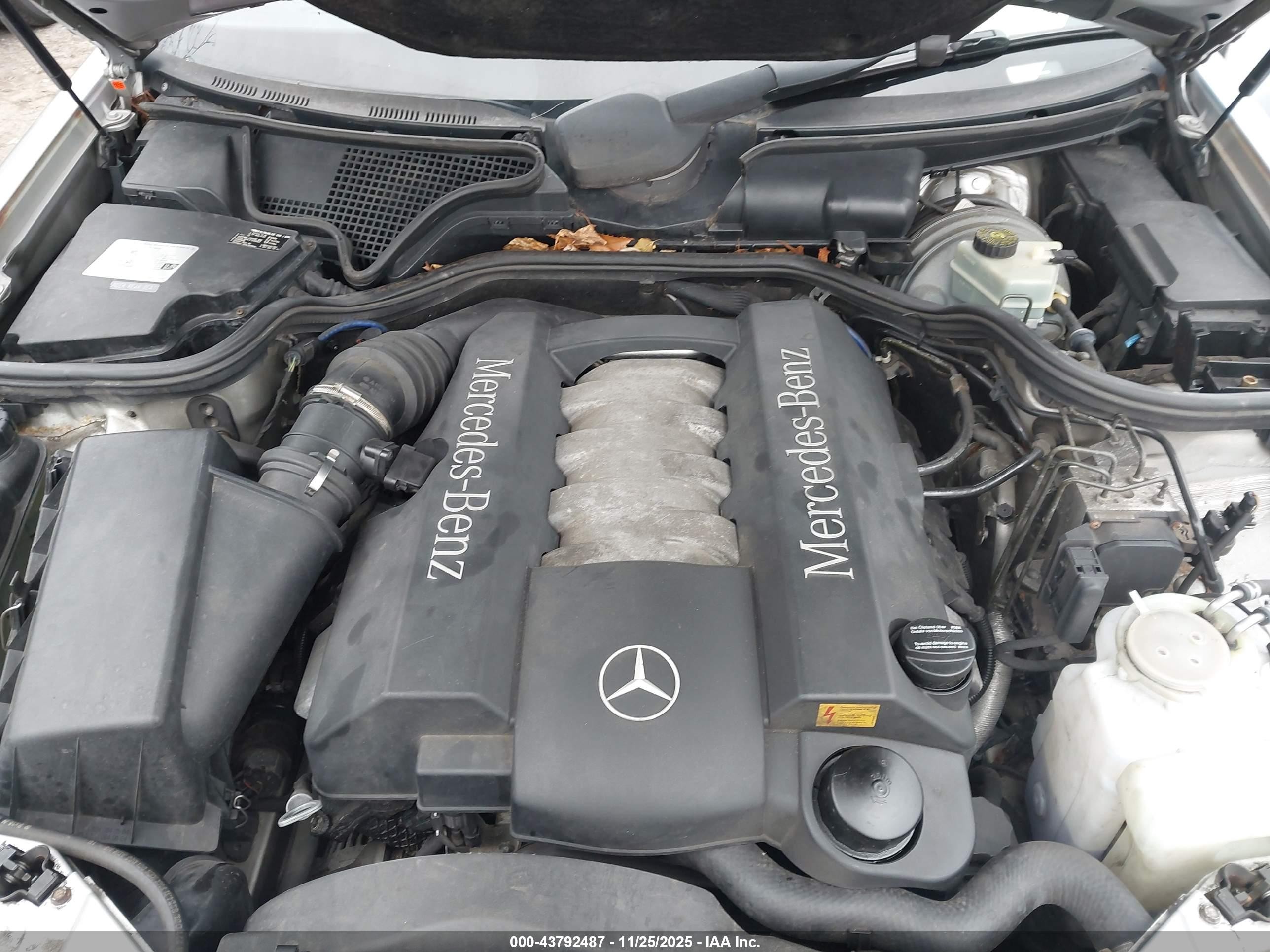 1998 Mercedes-benz E 430   Серебряный vin: WDBJF70F4WA696539
