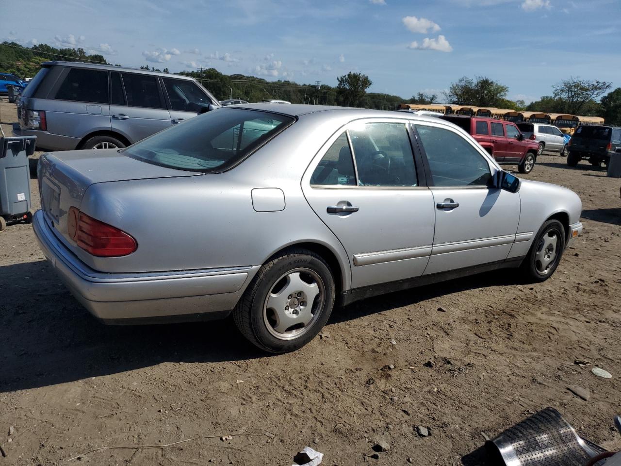 1999 Mercedes-benz E 430 Silver vin: WDBJF70H1XA731167