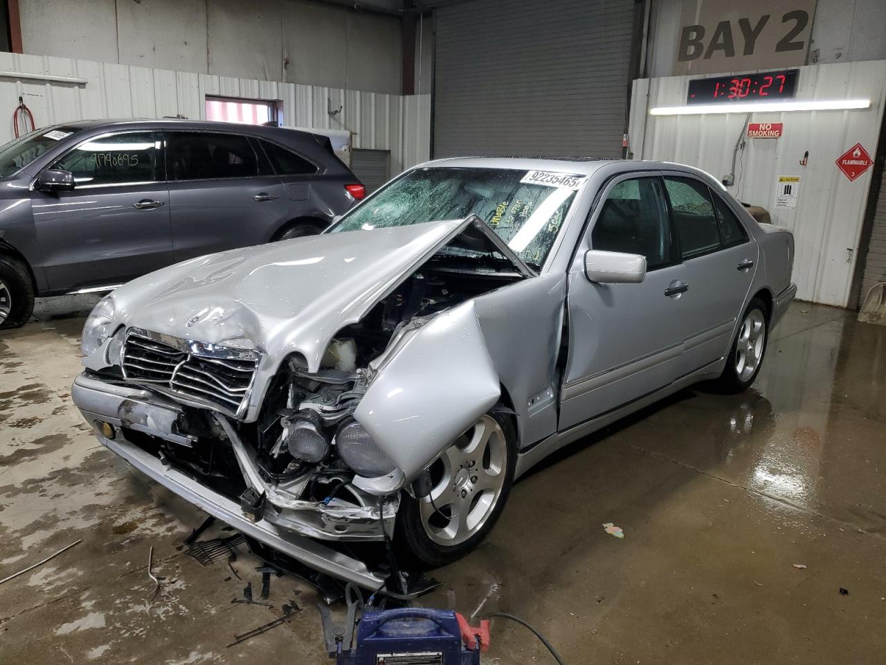 1999 Mercedes-benz E 430 Silver vin: WDBJF70H5XA734931