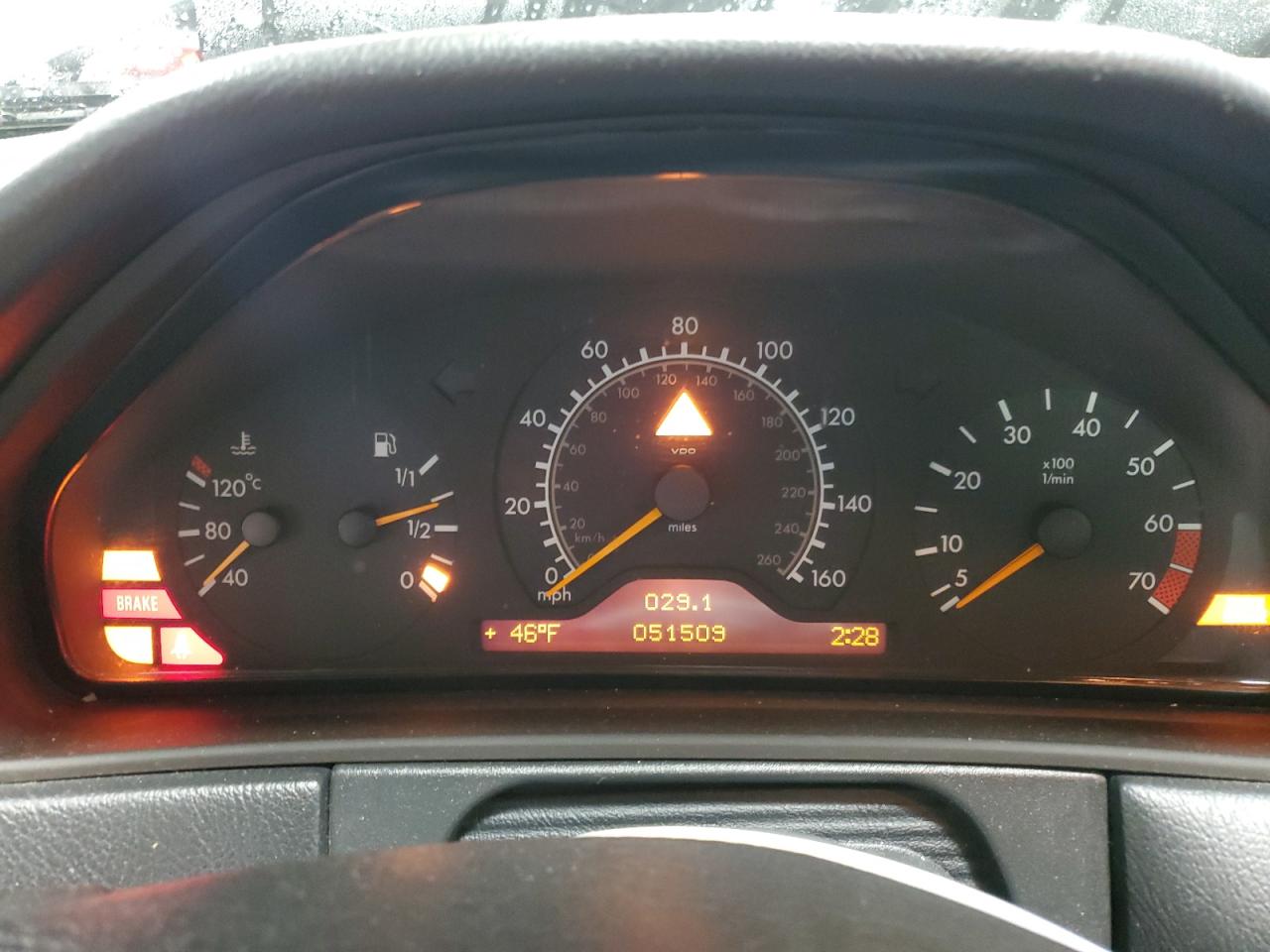1999 Mercedes-benz E 430 Silver vin: WDBJF70H5XA734931