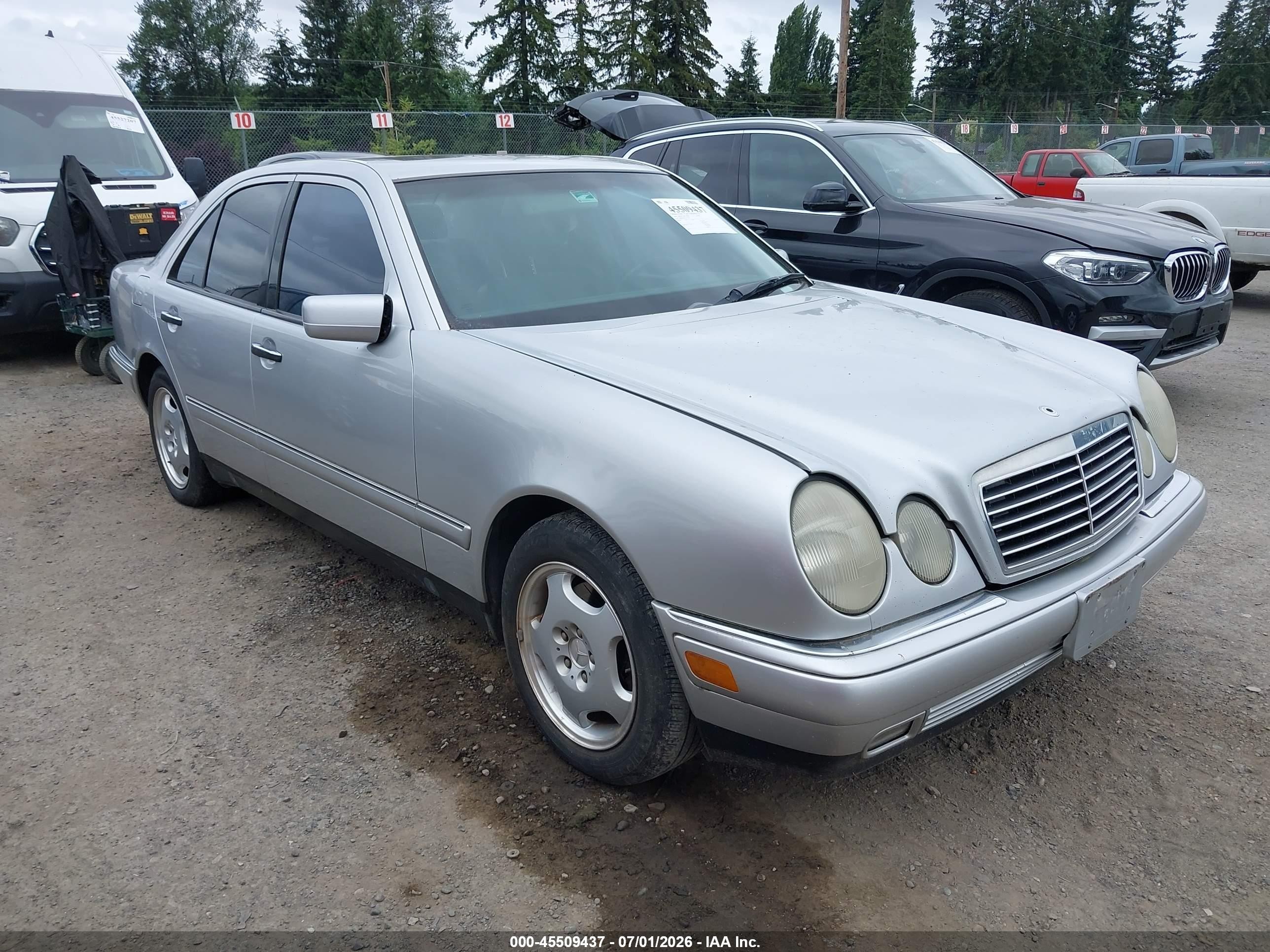 1999 Mercedes-benz E 430   Silver vin: WDBJF70H7XA723378