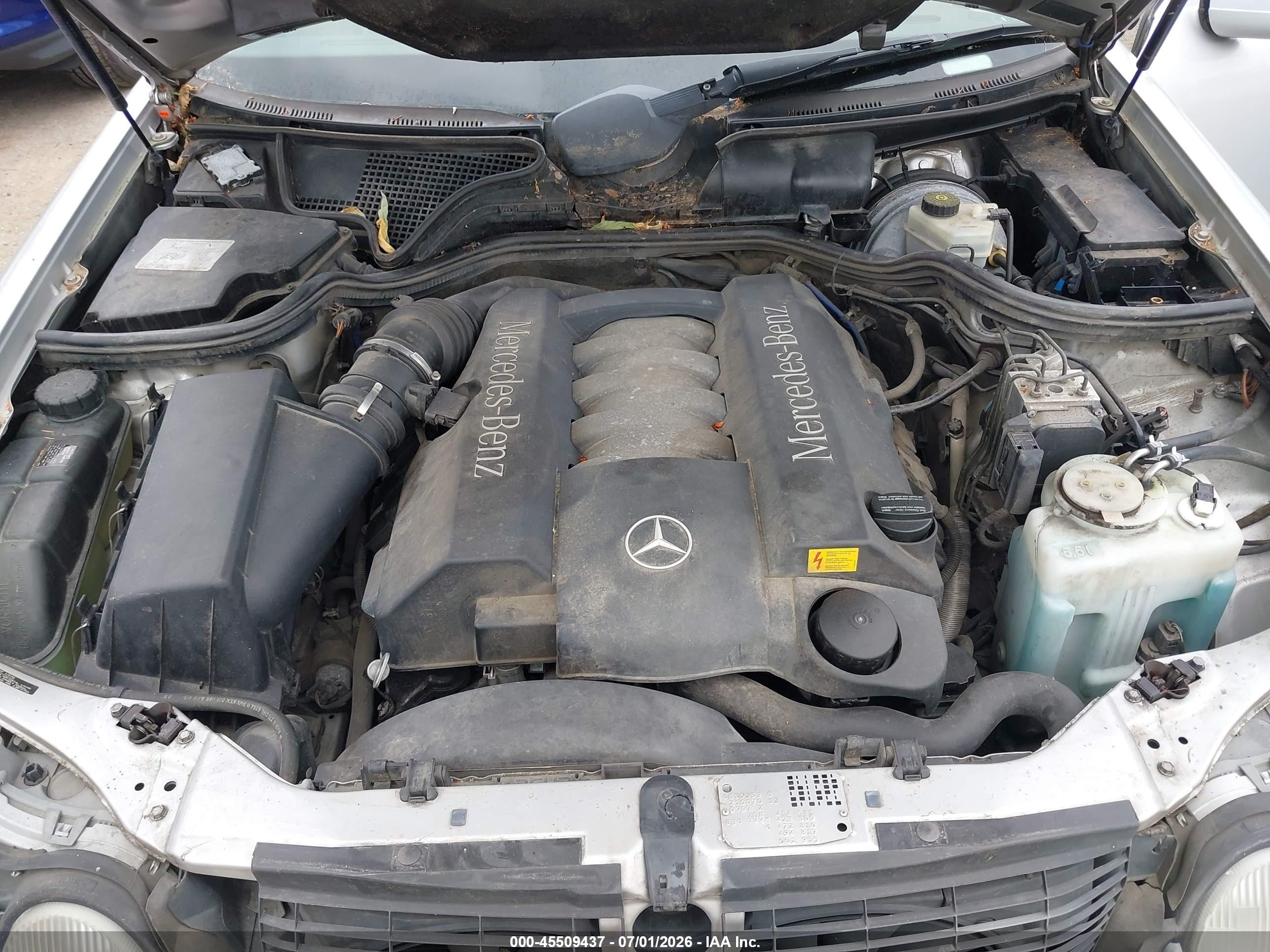 1999 Mercedes-benz E 430   Silver vin: WDBJF70H7XA723378
