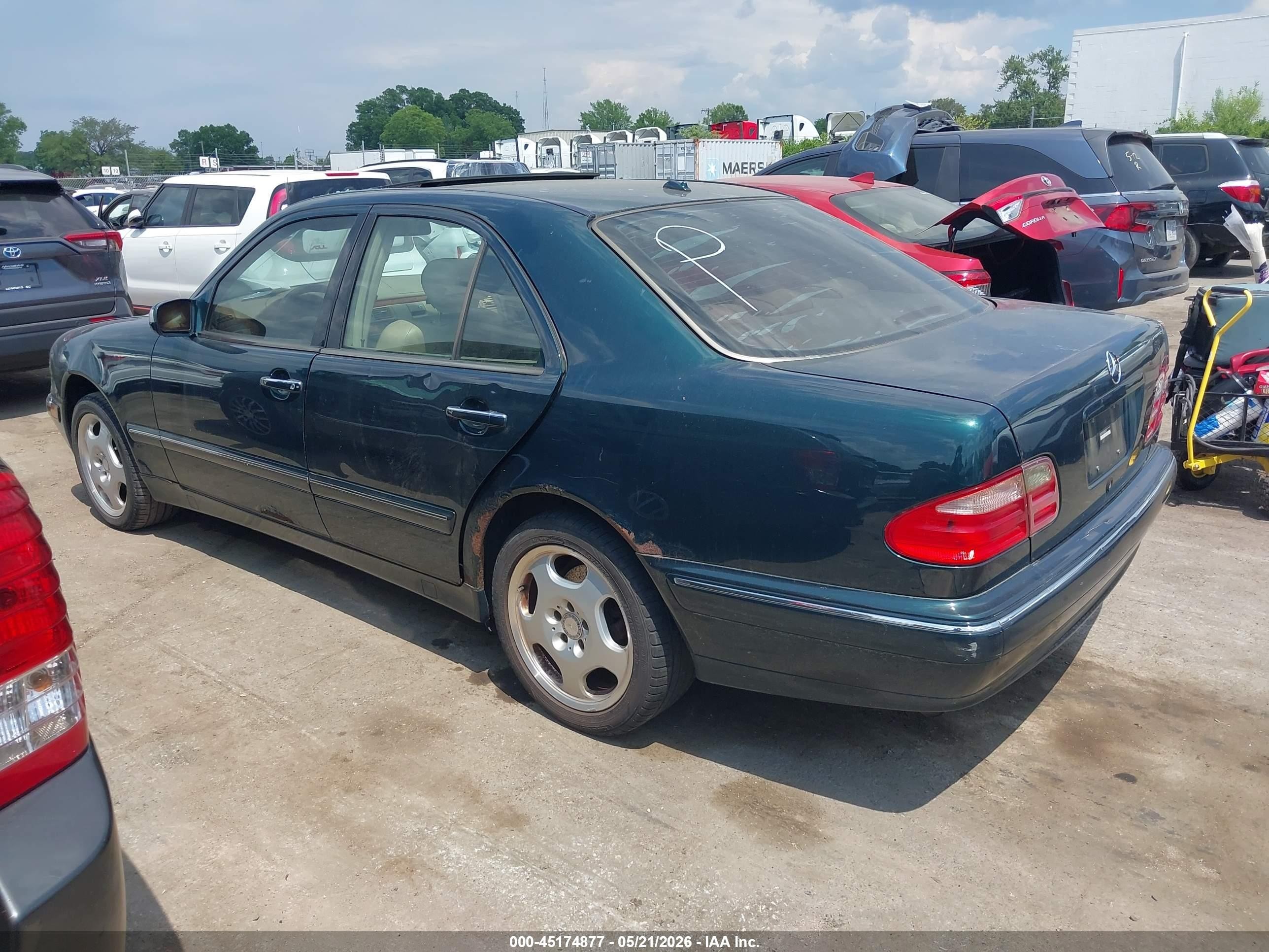 2002 Mercedes-benz E 430 Special Edition Green vin: WDBJF70J02B489512