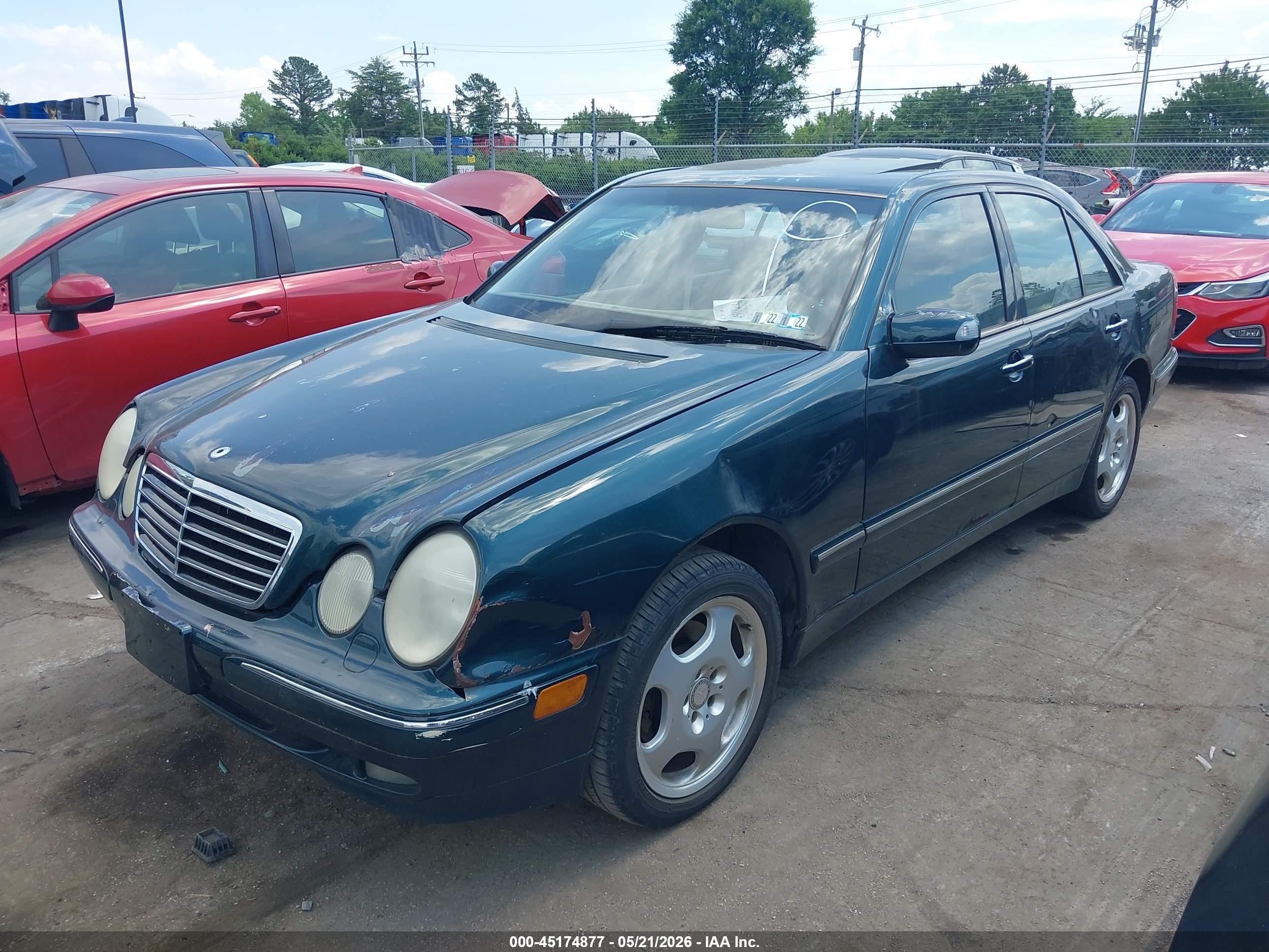 2002 Mercedes-benz E 430 Special Edition Green vin: WDBJF70J02B489512