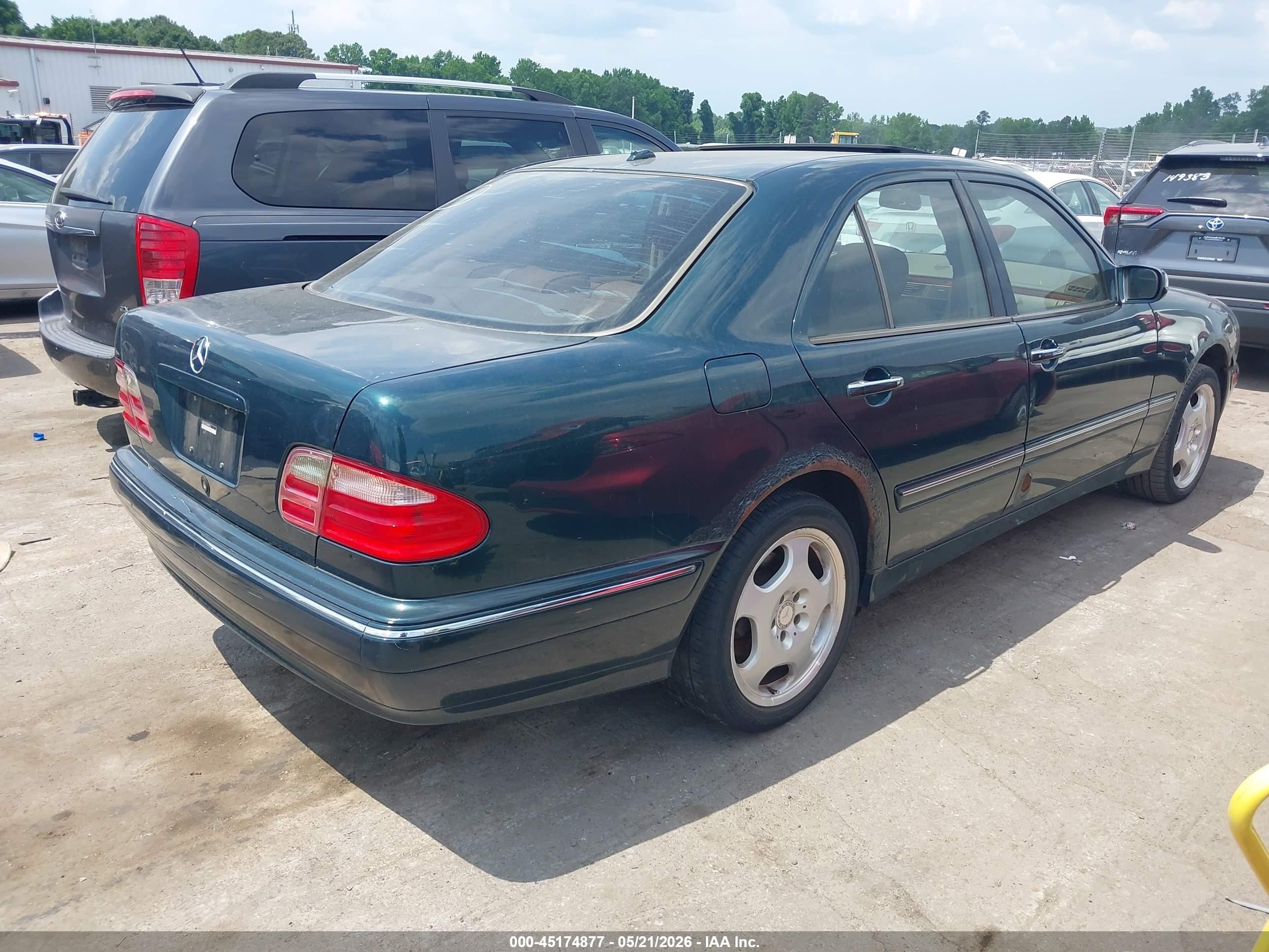 2002 Mercedes-benz E 430 Special Edition Green vin: WDBJF70J02B489512