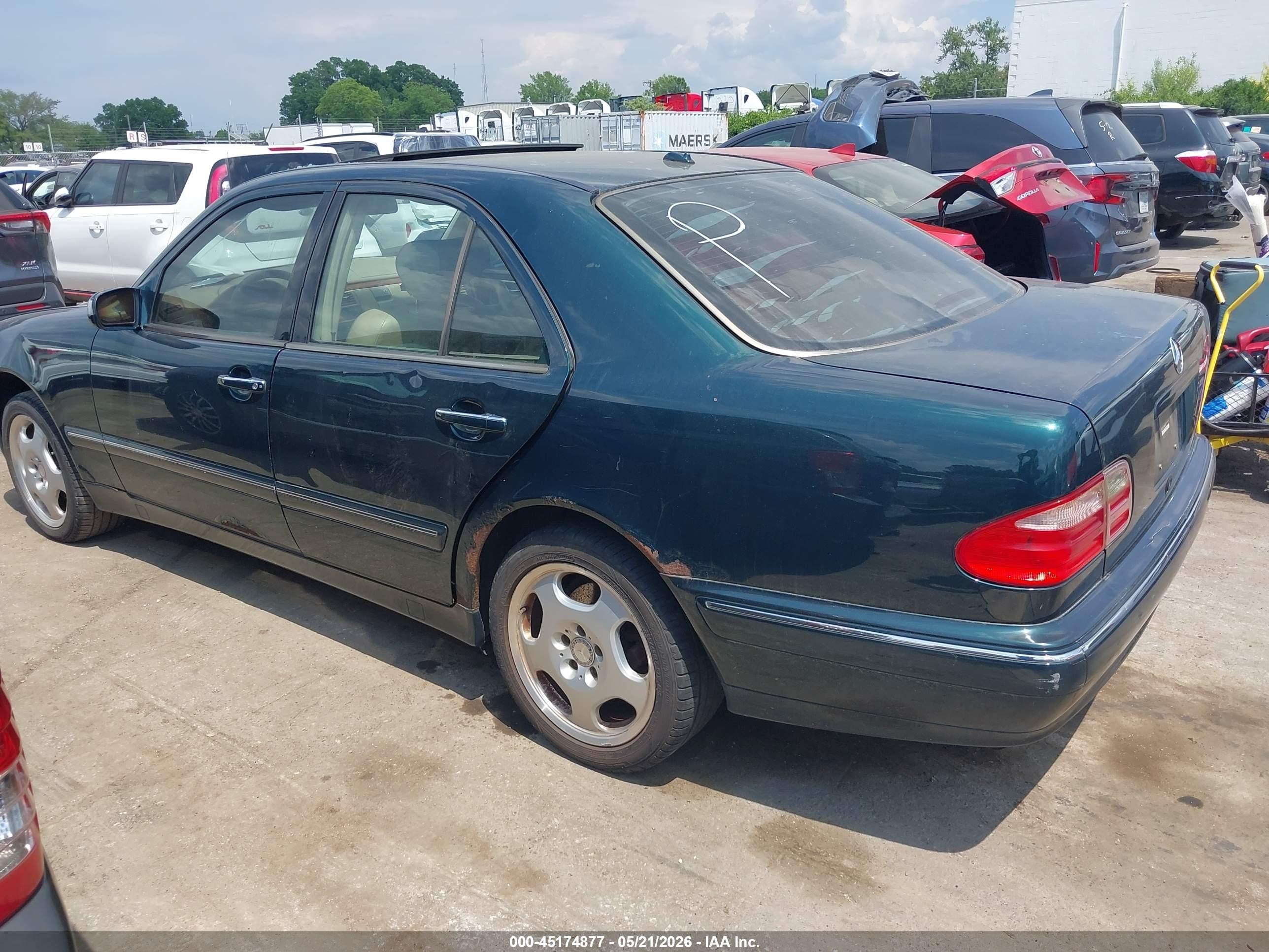 2002 Mercedes-benz E 430 Special Edition Green vin: WDBJF70J02B489512