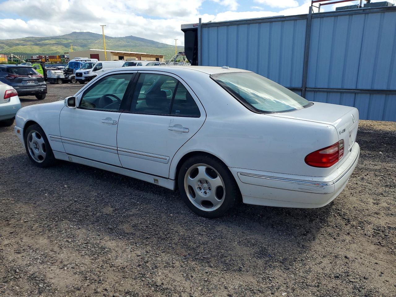 2000 Mercedes-benz E 430 White vin: WDBJF70J0YB034491