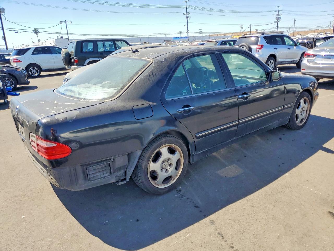 2002 Mercedes-benz E 430 Black vin: WDBJF70J12B404953