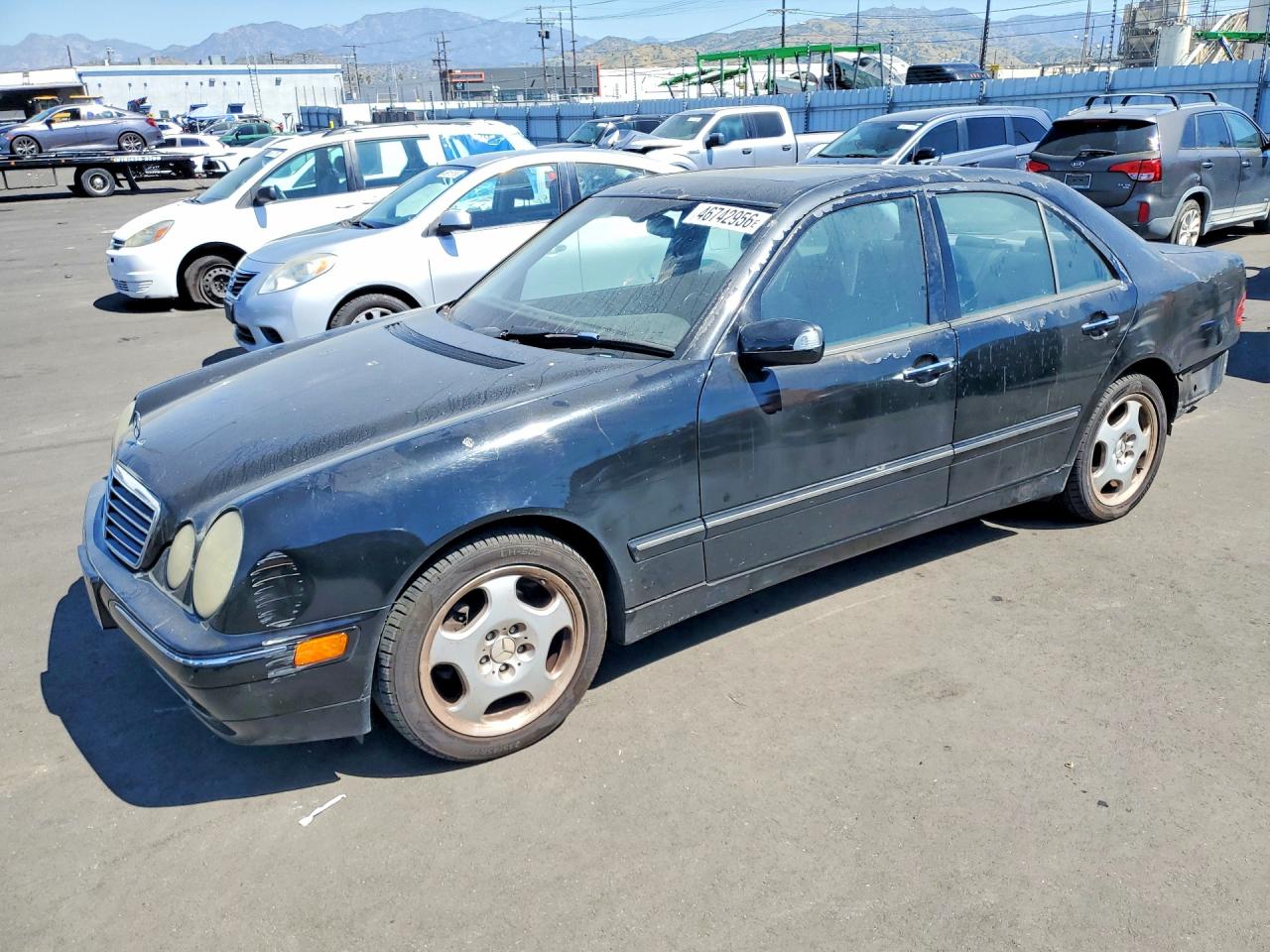 2002 Mercedes-benz E 430 Black vin: WDBJF70J12B404953