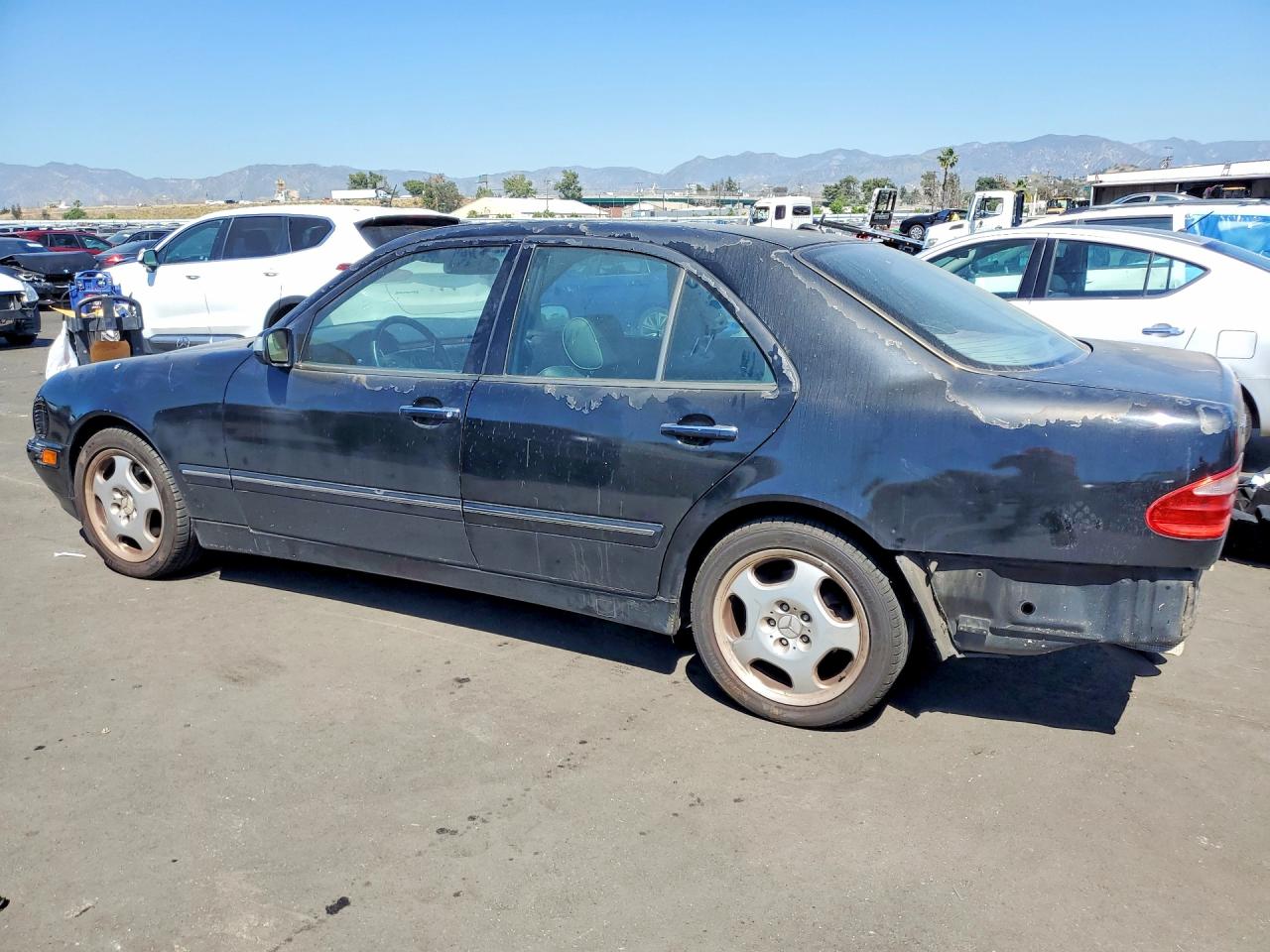 2002 Mercedes-benz E 430 Black vin: WDBJF70J12B404953