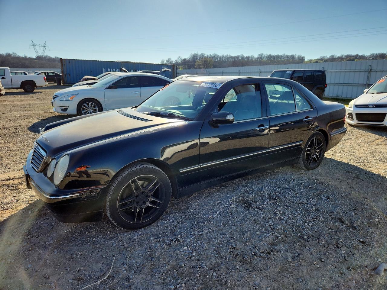 2000 Mercedes-benz E 430 Black vin: WDBJF70J2YA999875
