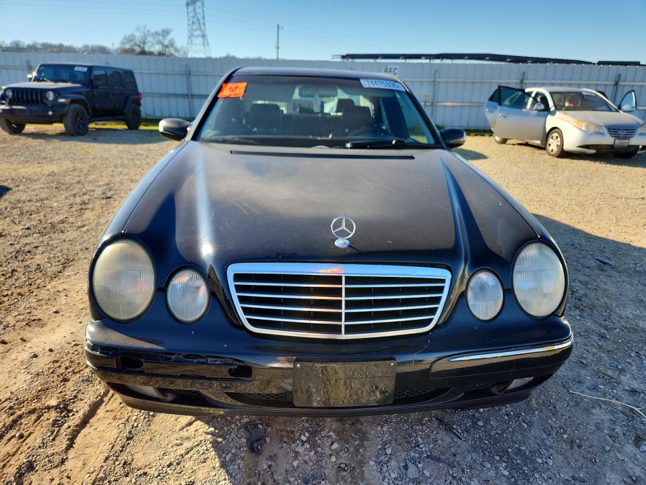 2000 Mercedes-benz E 430 Black vin: WDBJF70J2YA999875