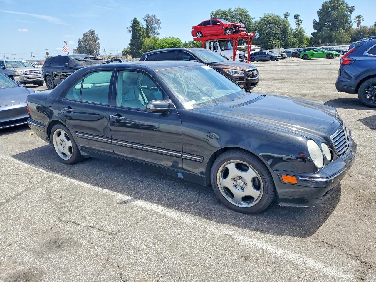 2001 Mercedes-benz E 430 Черный vin: WDBJF70J31X049267