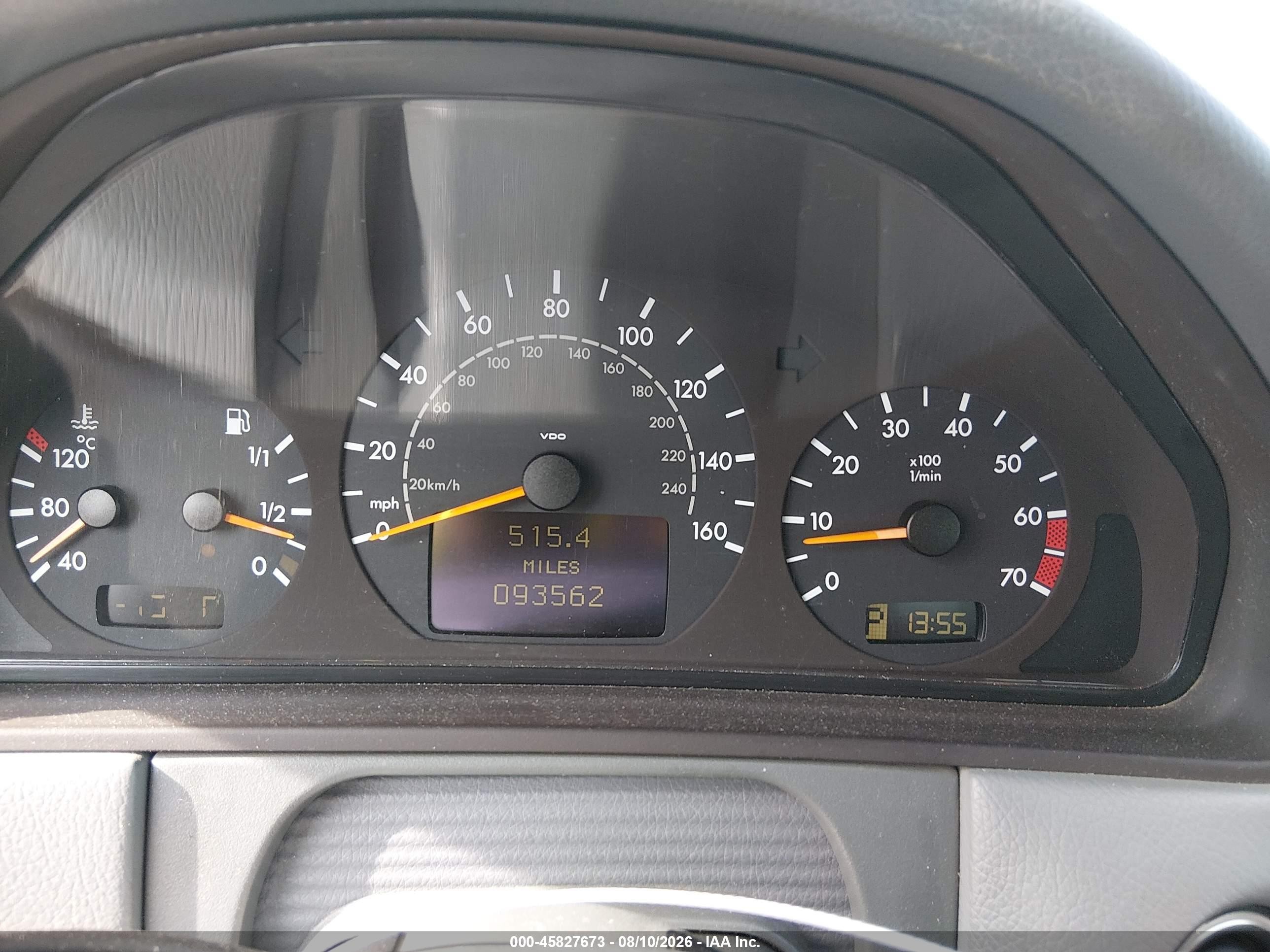 2001 Mercedes-benz E 430   White vin: WDBJF70J31X055926