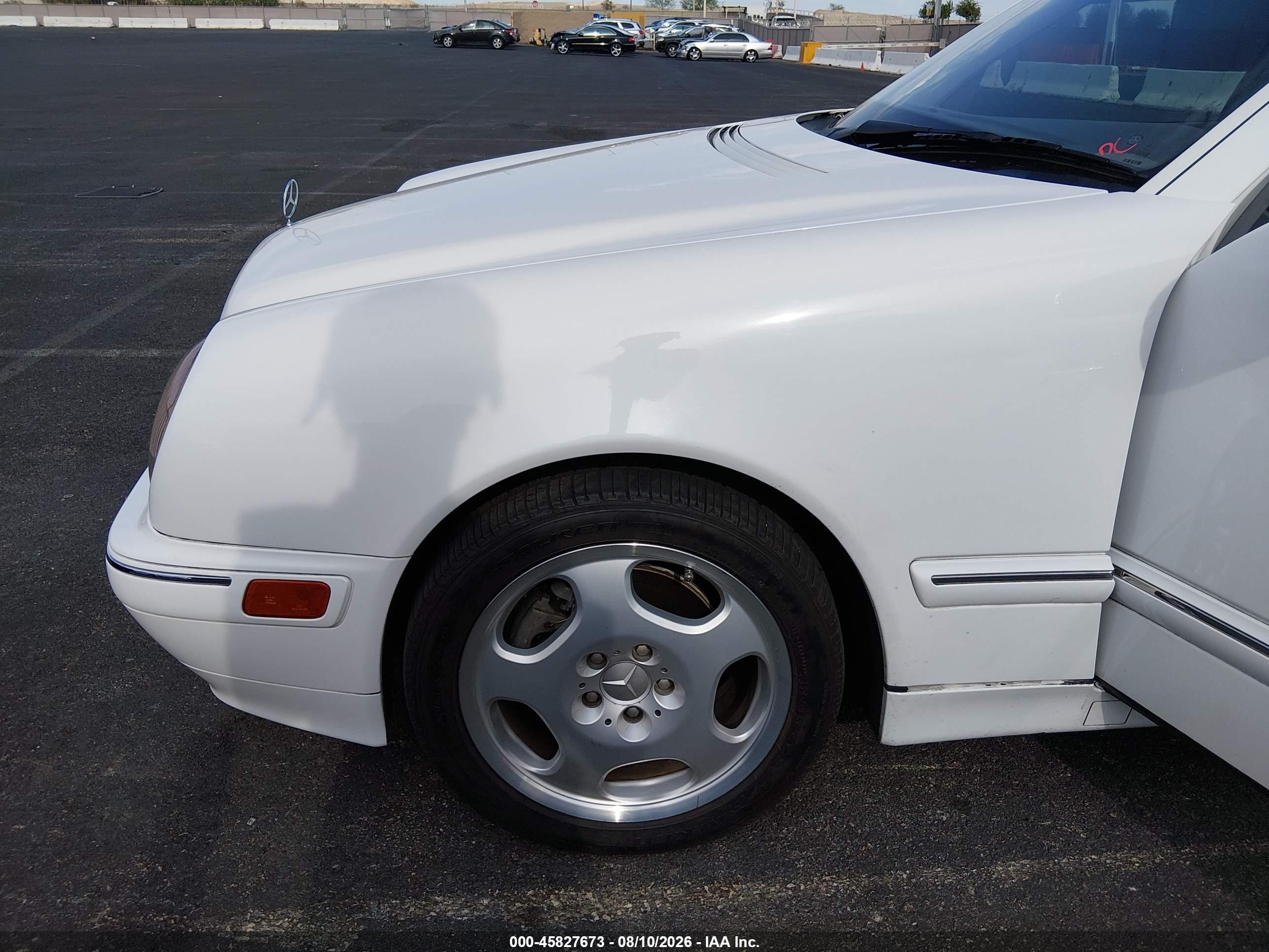 2001 Mercedes-benz E 430   White vin: WDBJF70J31X055926