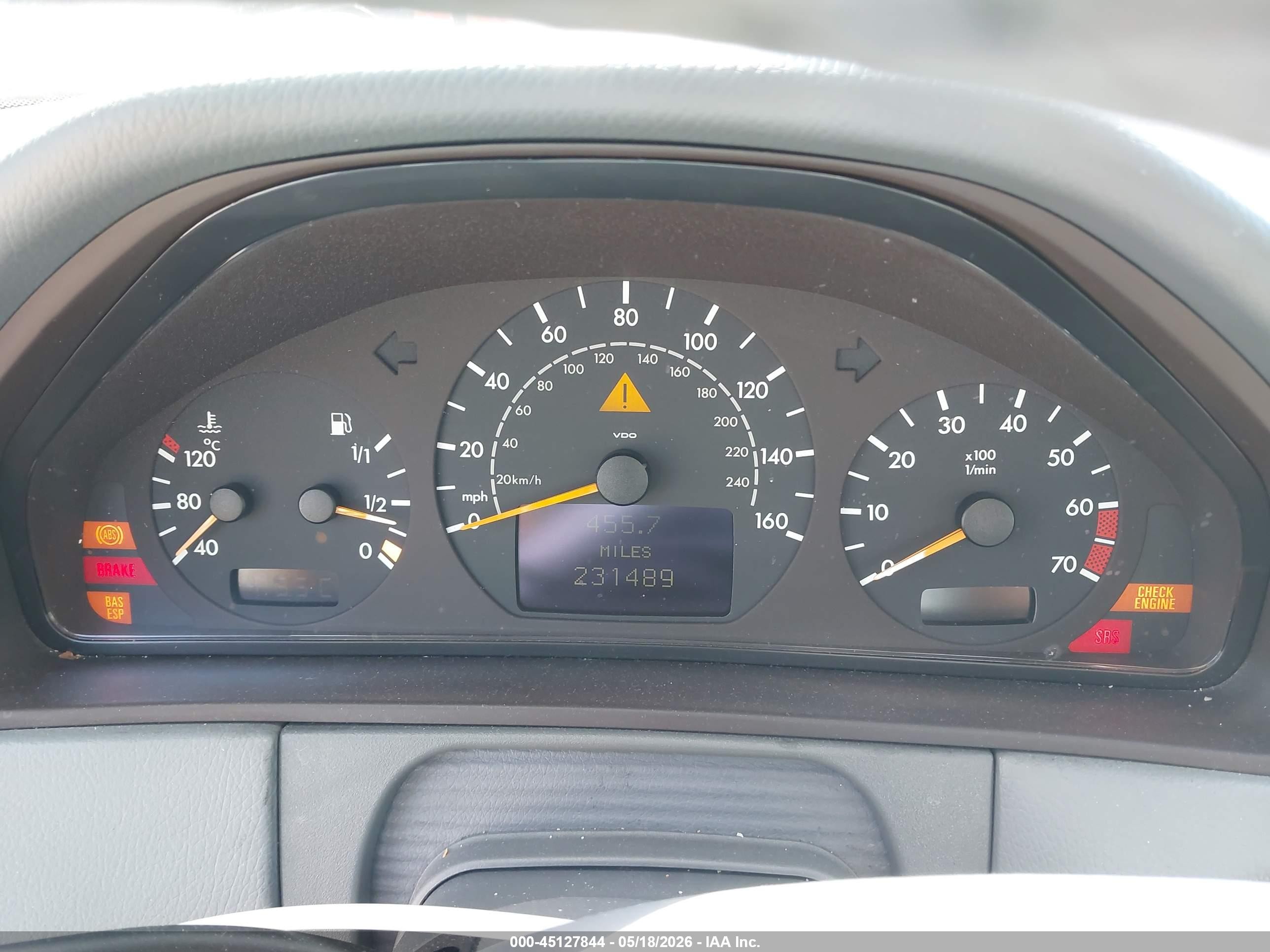 2002 Mercedes-benz E 430 Special Edition Dark Blue vin: WDBJF70J32B484465