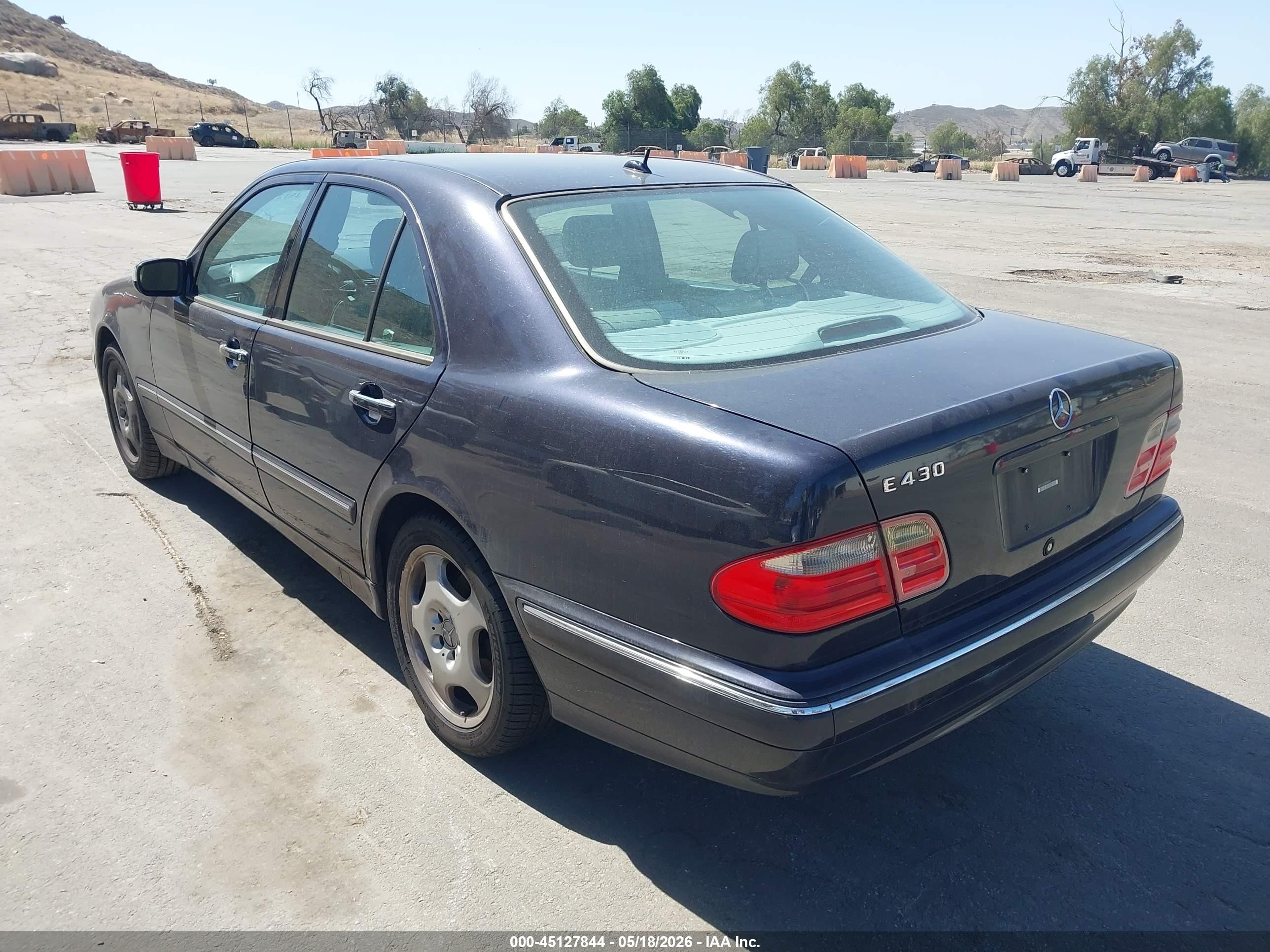 2002 Mercedes-benz E 430 Special Edition Dark Blue vin: WDBJF70J32B484465