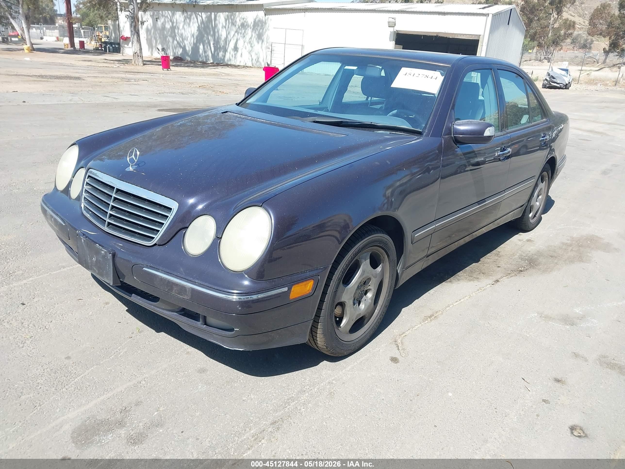 2002 Mercedes-benz E 430 Special Edition Dark Blue vin: WDBJF70J32B484465