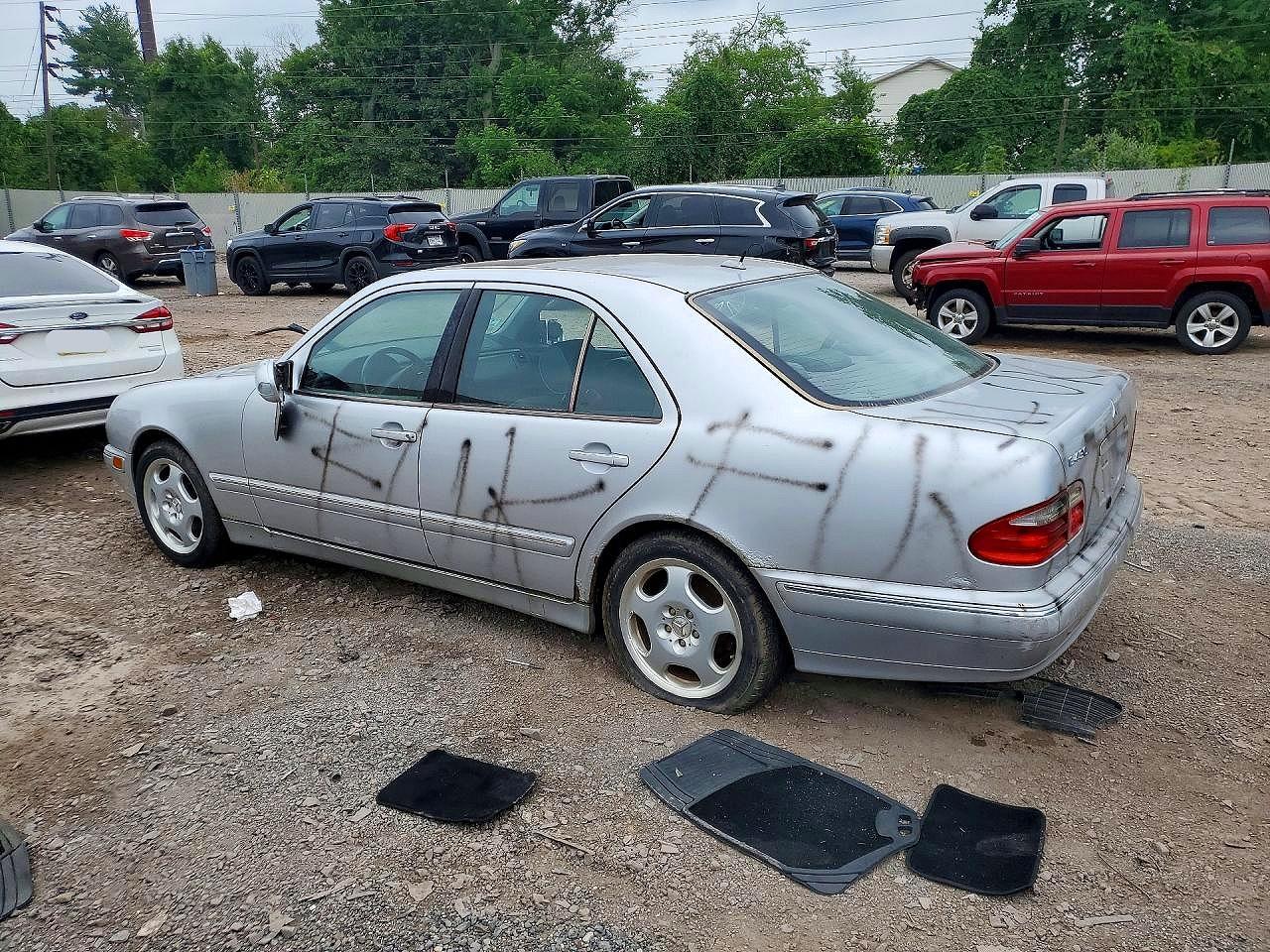 2002 Mercedes-benz E 430 Gray vin: WDBJF70J32B488595