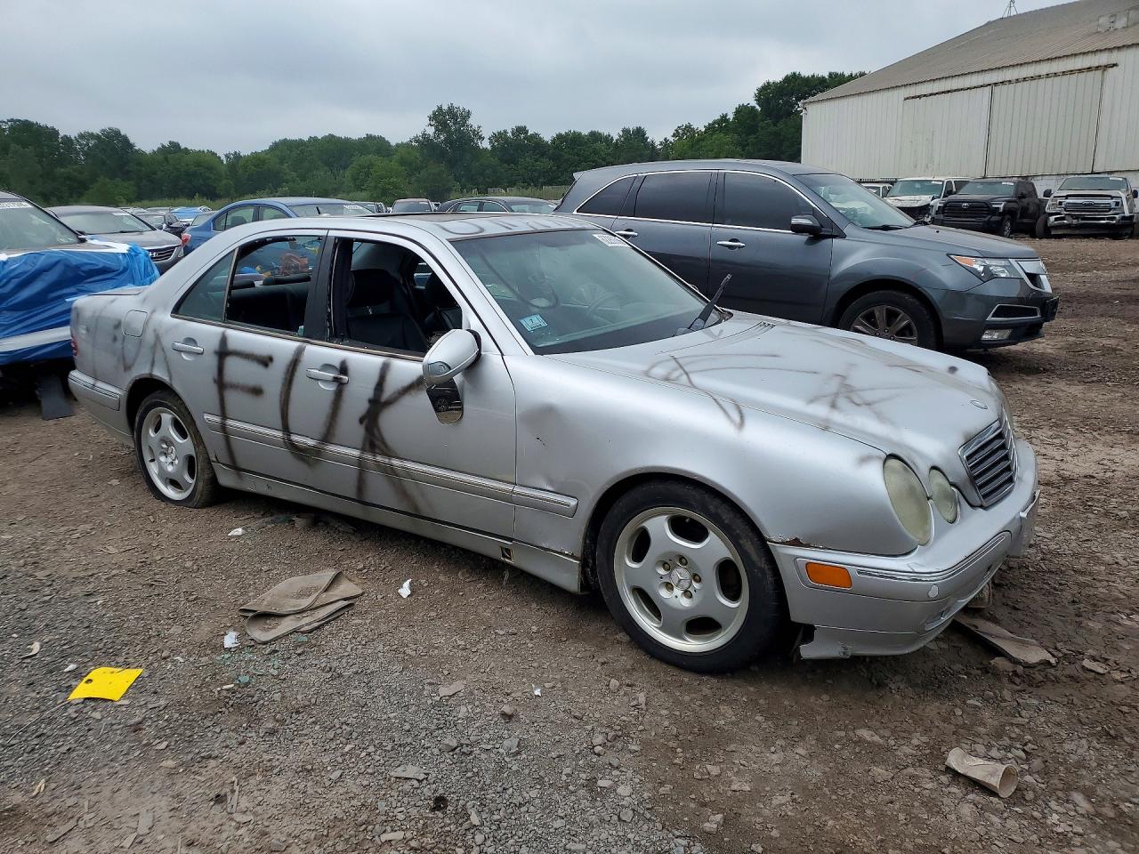 2002 Mercedes-benz E 430 Gray vin: WDBJF70J32B488595