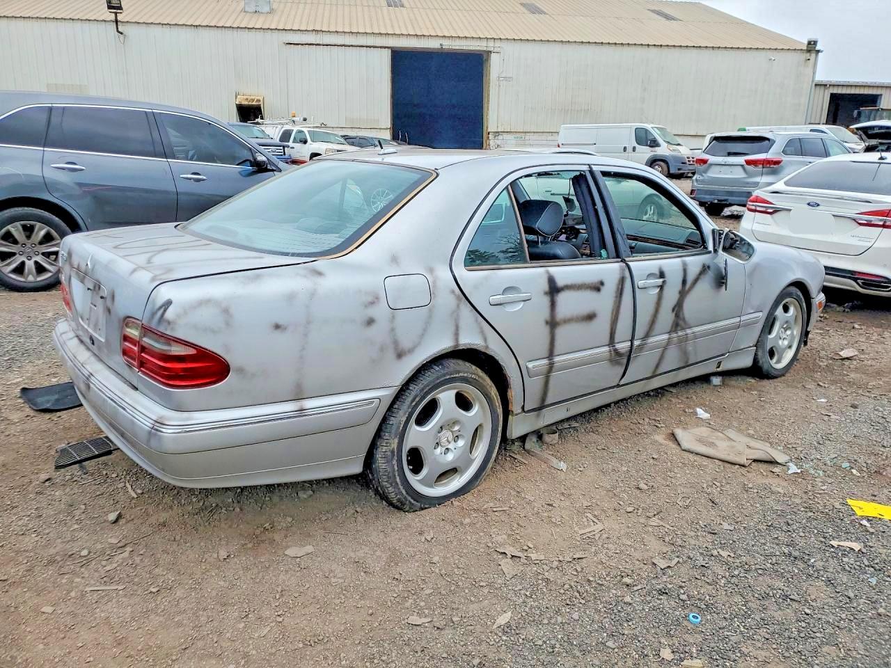 2002 Mercedes-benz E 430 Gray vin: WDBJF70J32B488595