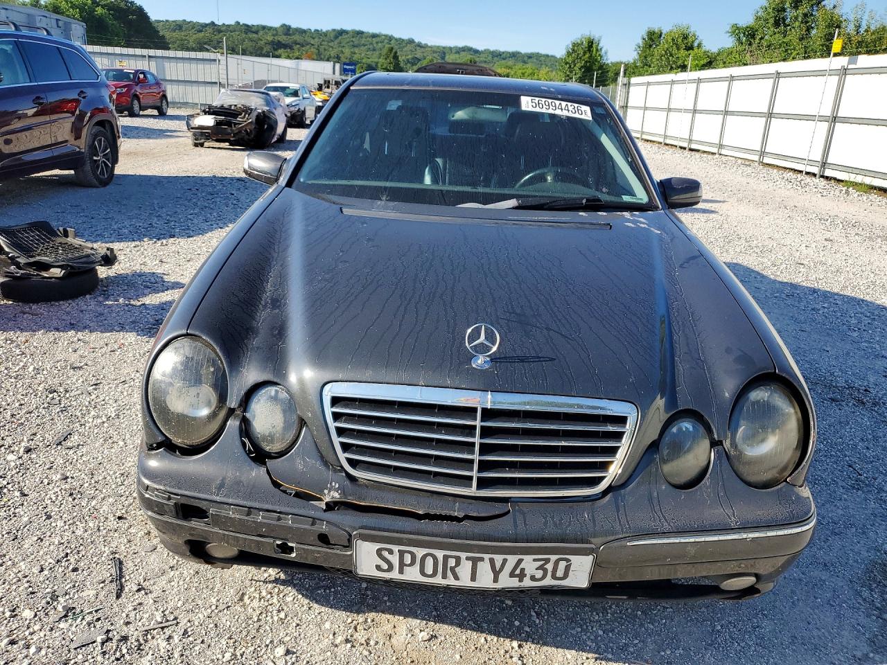 2001 Mercedes-benz E 430 Black vin: WDBJF70J41B358582