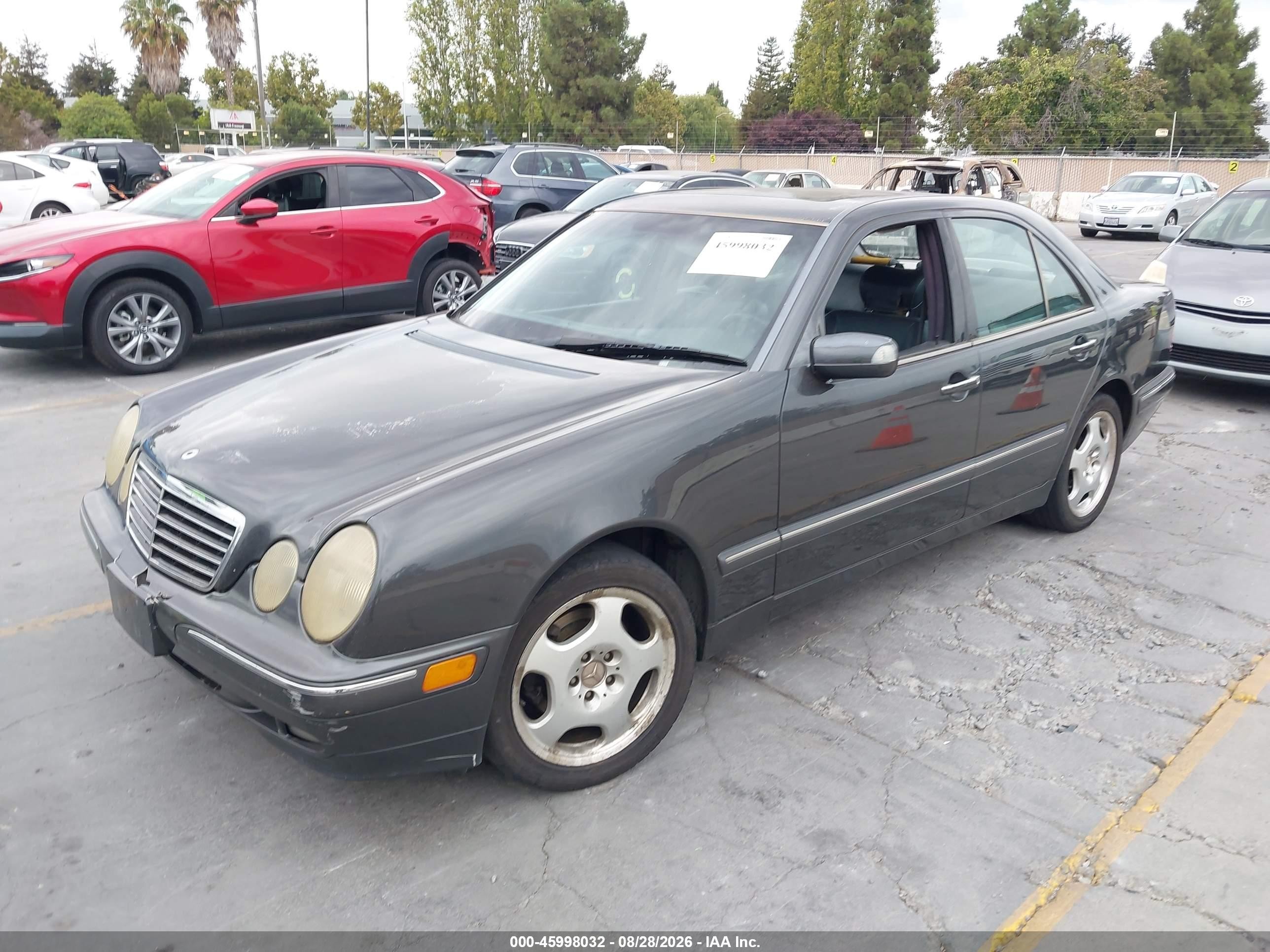 2001 Mercedes-benz E 430   Gray vin: WDBJF70J41X061671