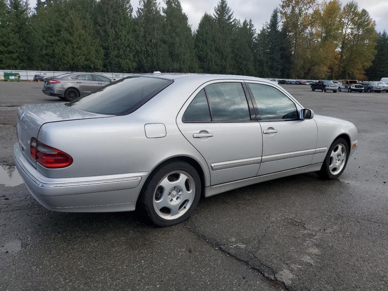 2000 Mercedes-benz E 430 Silver vin: WDBJF70J6YB018182
