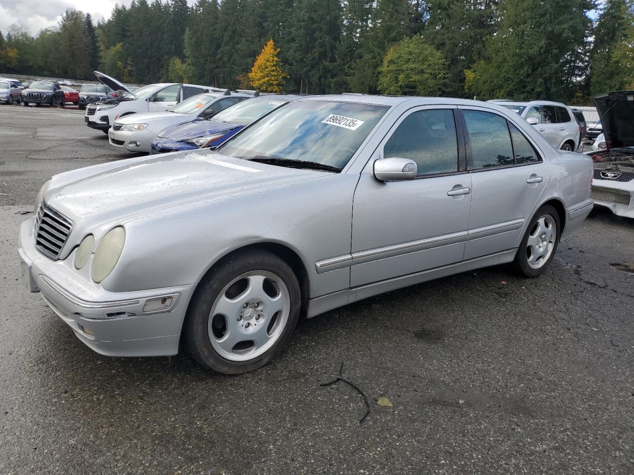 2000 Mercedes-benz E 430 Серебряный vin: WDBJF70J6YB018182
