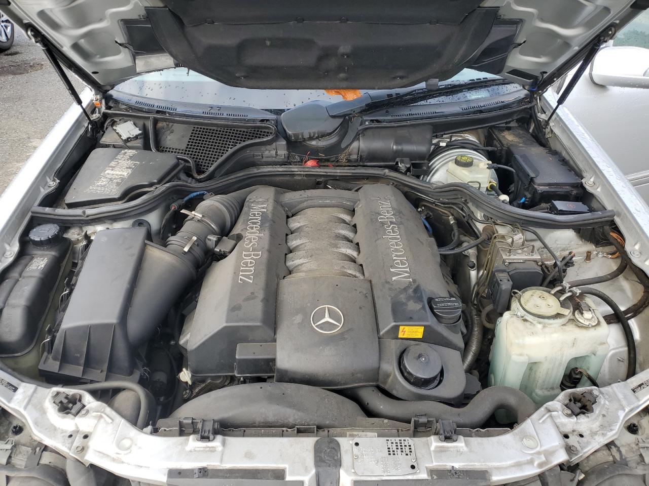 2000 Mercedes-benz E 430 Silver vin: WDBJF70J6YB018182