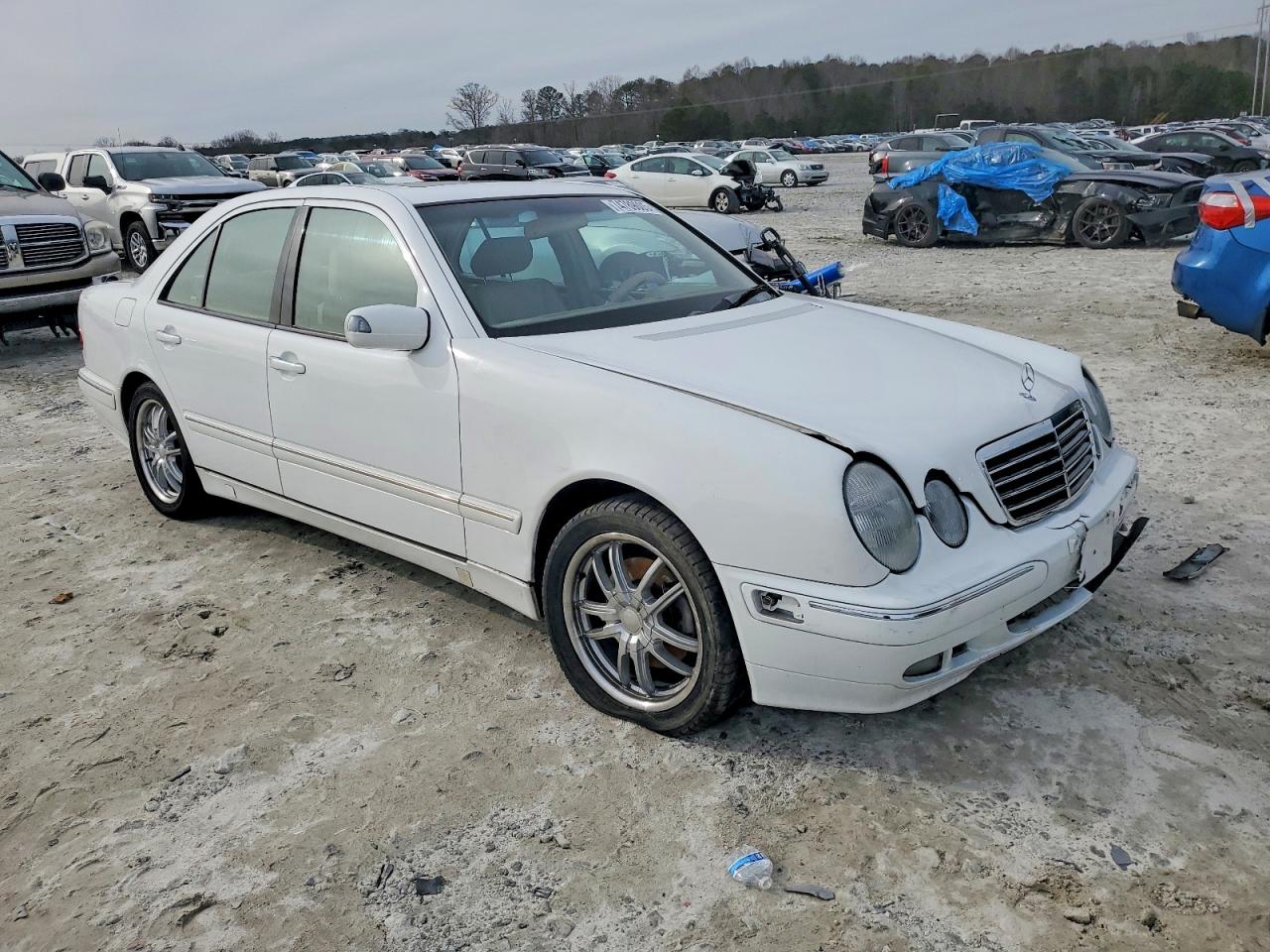 2000 Mercedes-benz E 430 Белый vin: WDBJF70J6YB066071