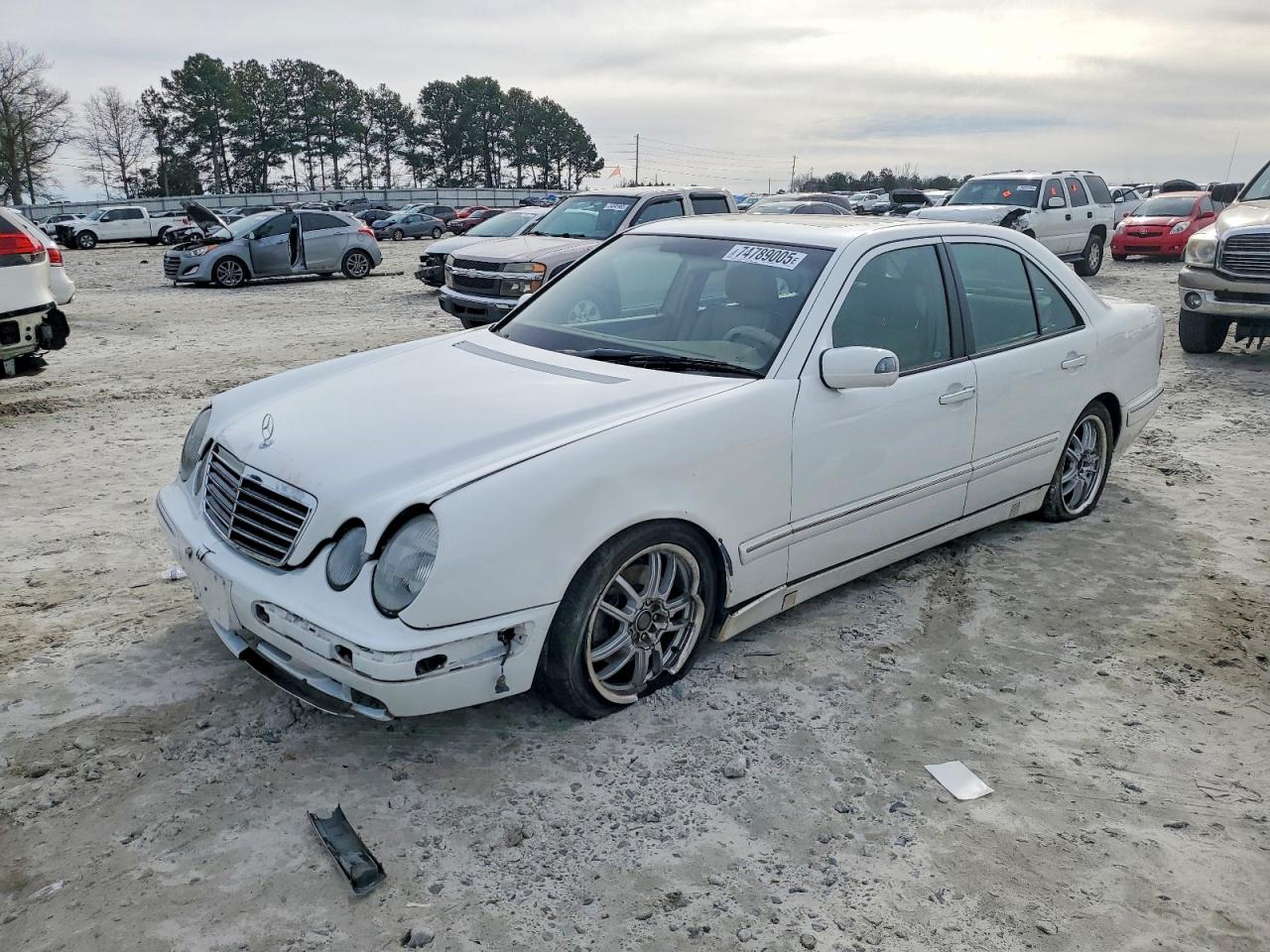 2000 Mercedes-benz E 430 Белый vin: WDBJF70J6YB066071