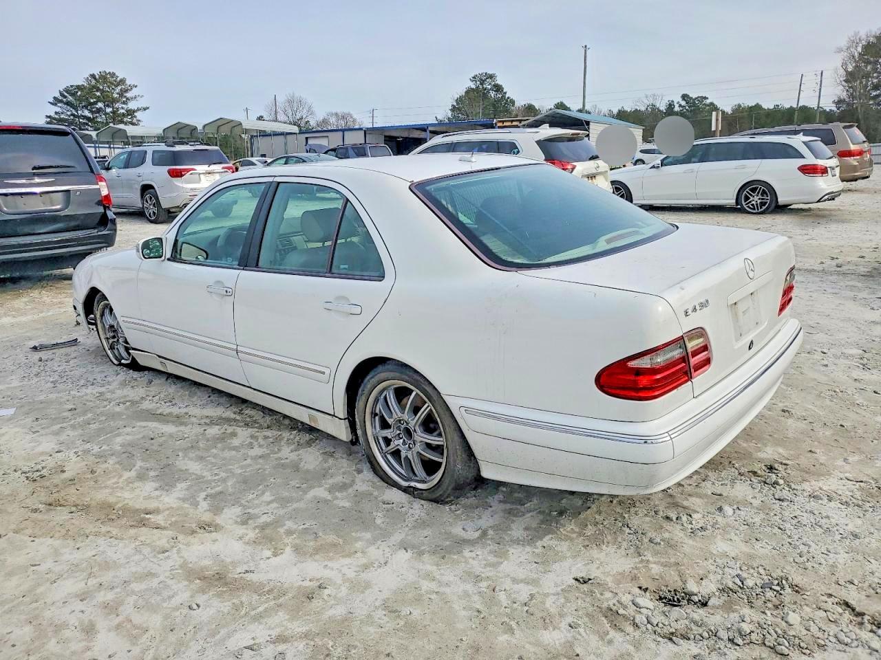 2000 Mercedes-benz E 430 Белый vin: WDBJF70J6YB066071