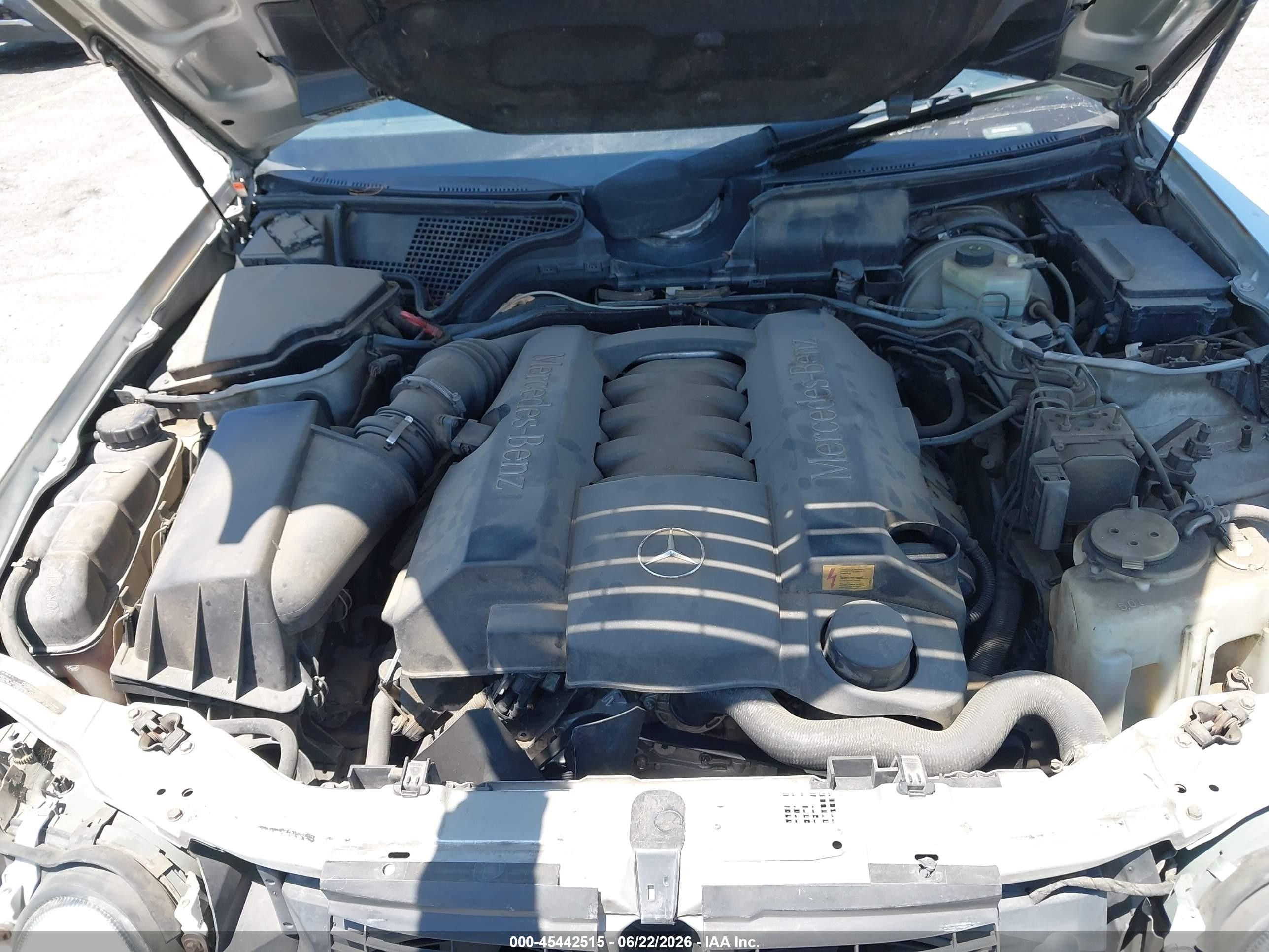 2000 Mercedes-benz E 430   Серый vin: WDBJF70J6YB117701