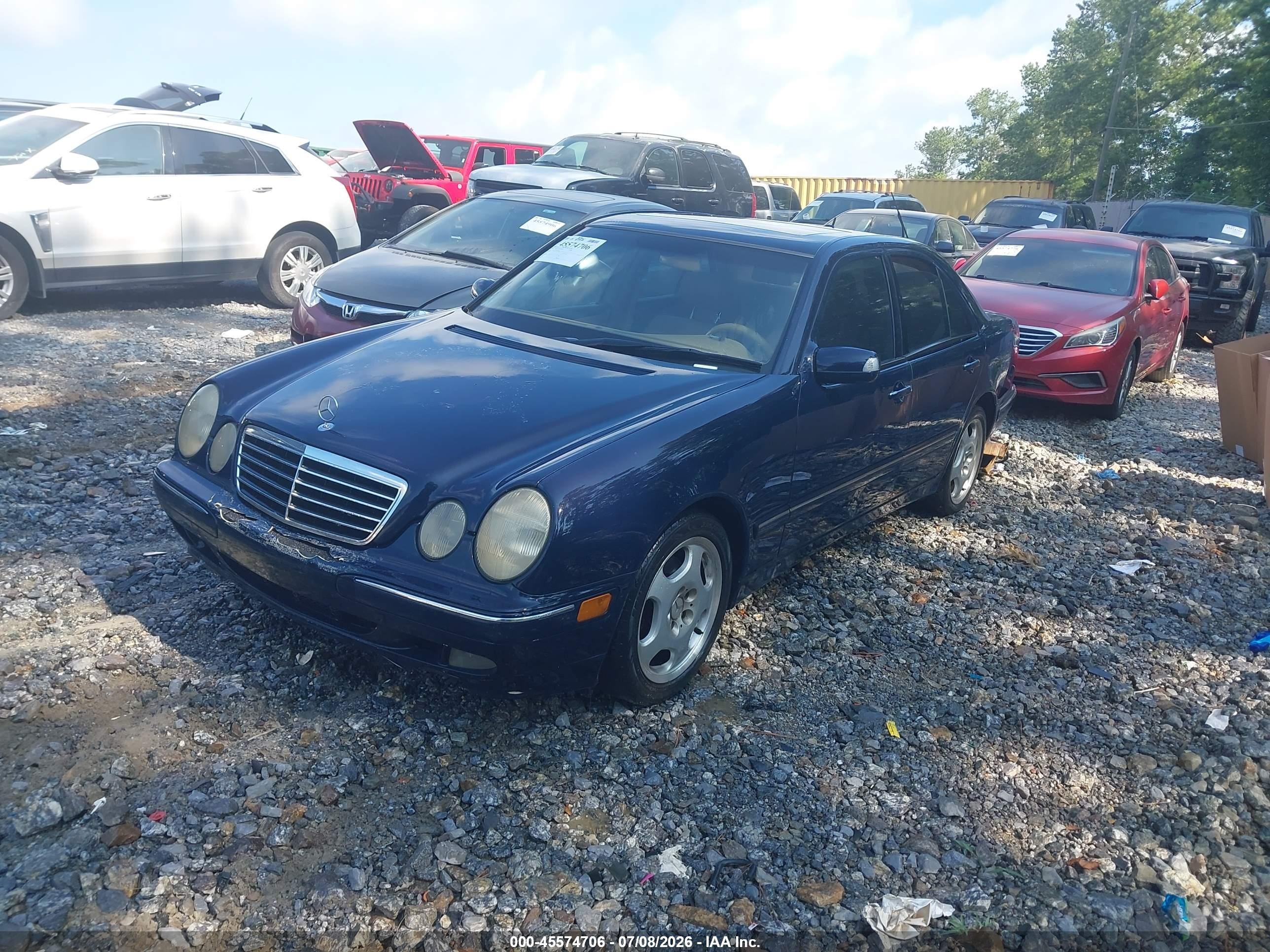 2002 Mercedes-benz E 430 Special Edition Dark Blue vin: WDBJF70J72B405833