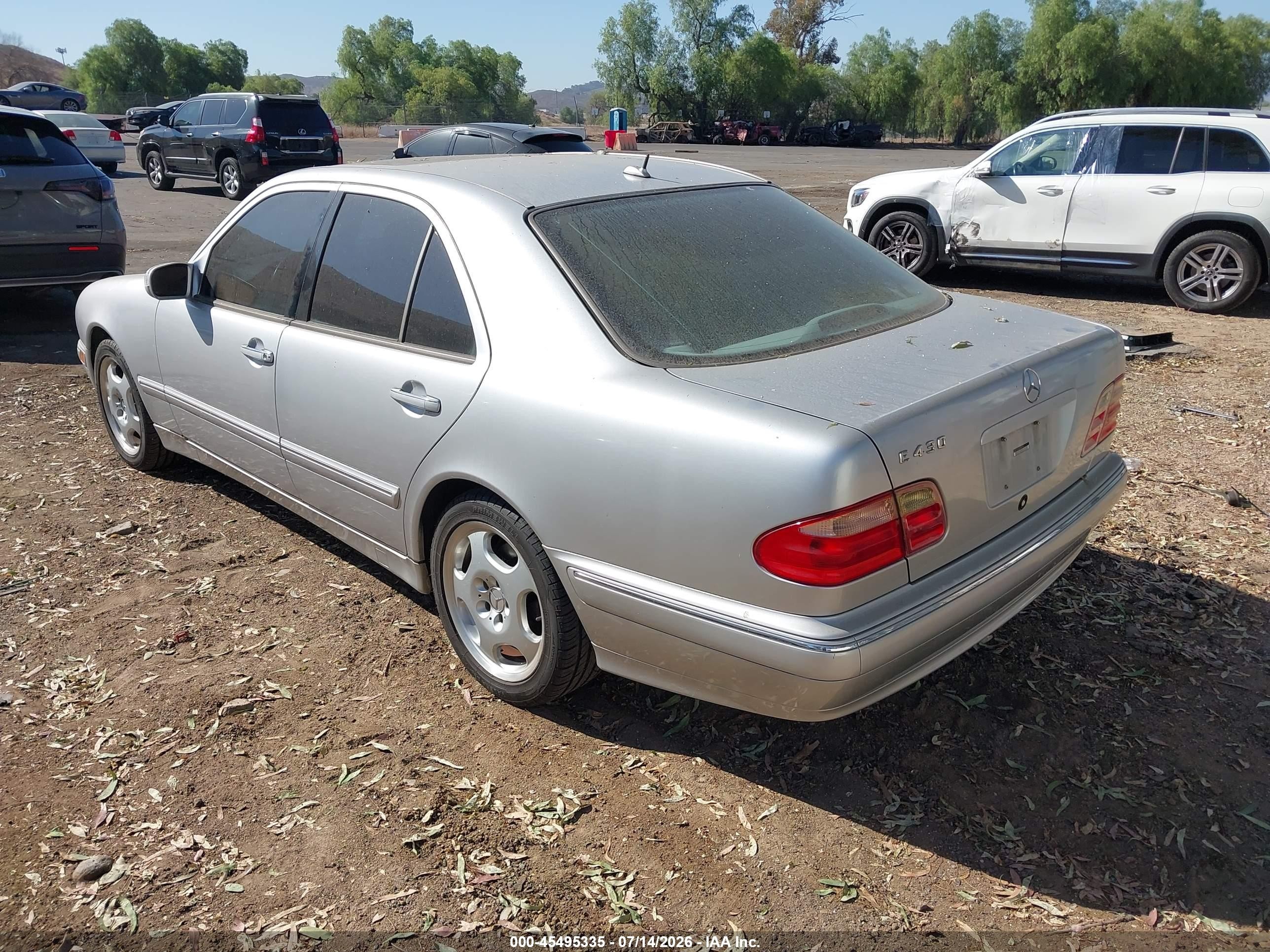 2002 Mercedes-benz E 430 Special Edition Silver vin: WDBJF70J72B488776