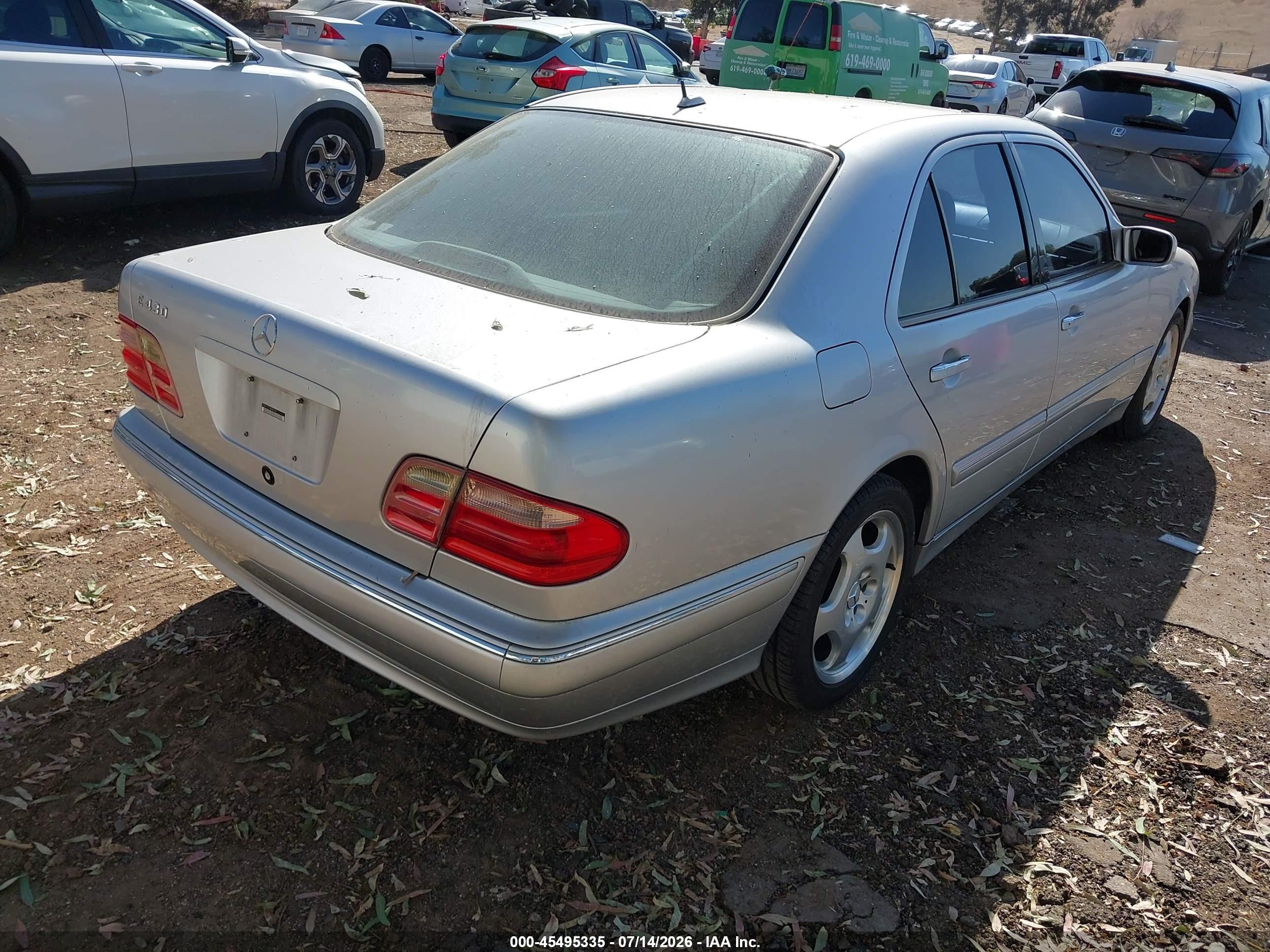 2002 Mercedes-benz E 430 Special Edition Silver vin: WDBJF70J72B488776