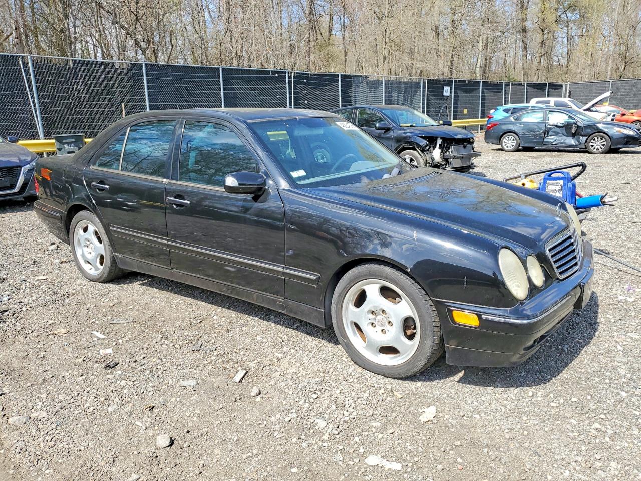 2001 Mercedes-benz E 430 Black vin: WDBJF70J81B273261