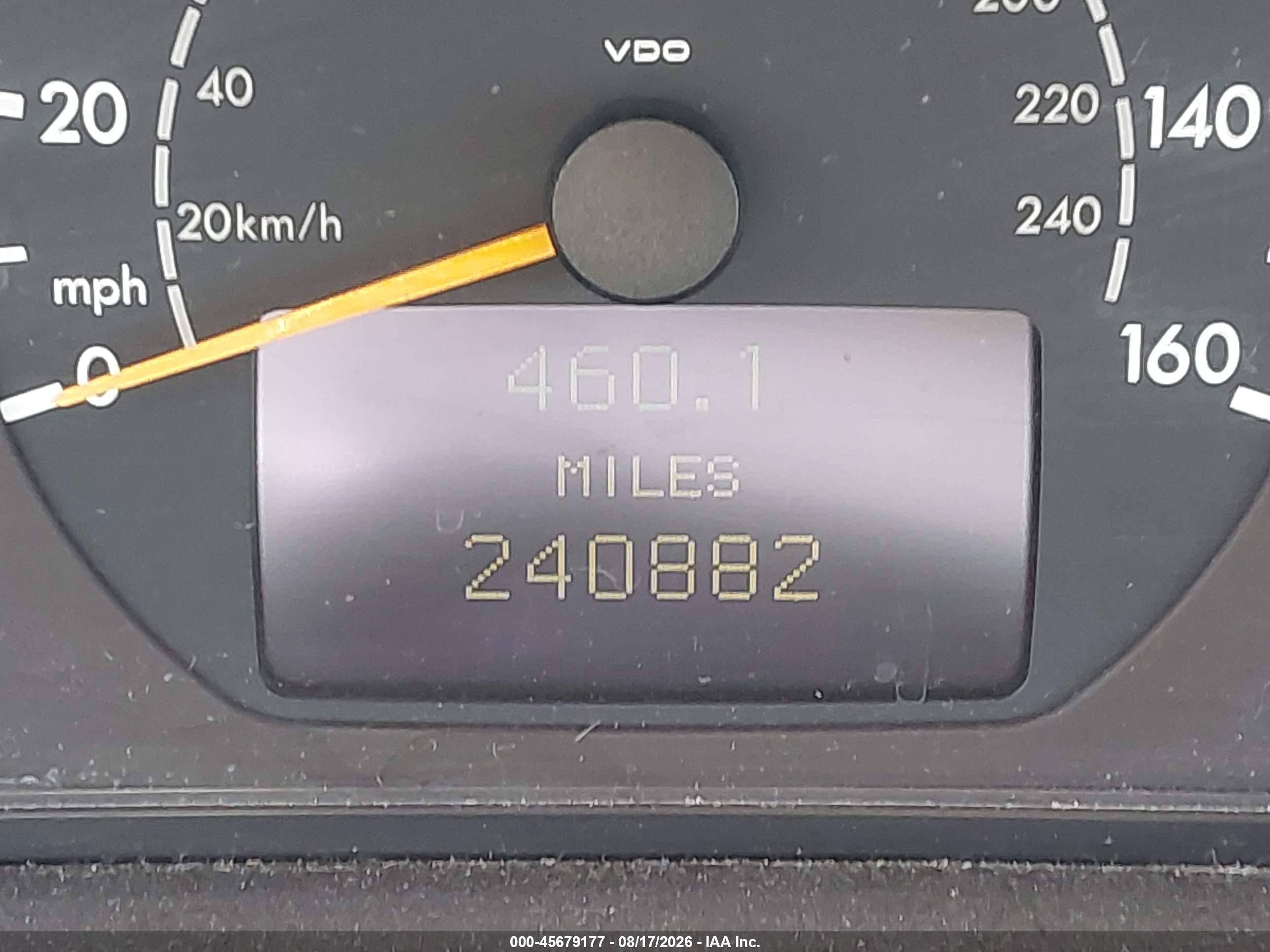 2000 Mercedes-benz E 430   Black vin: WDBJF70J8YB123130