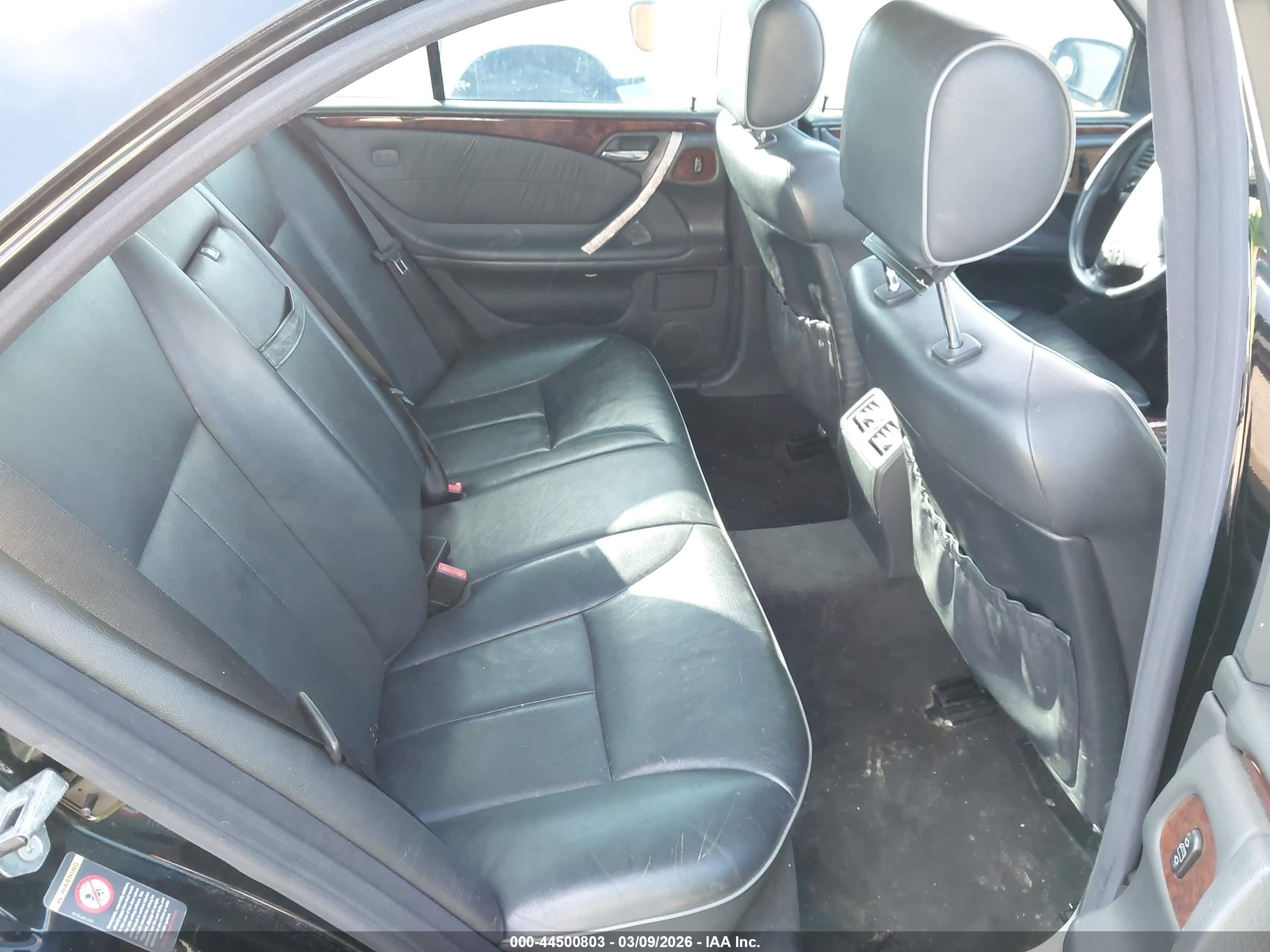 2001 Mercedes-benz E 430   Black vin: WDBJF70J91X048740