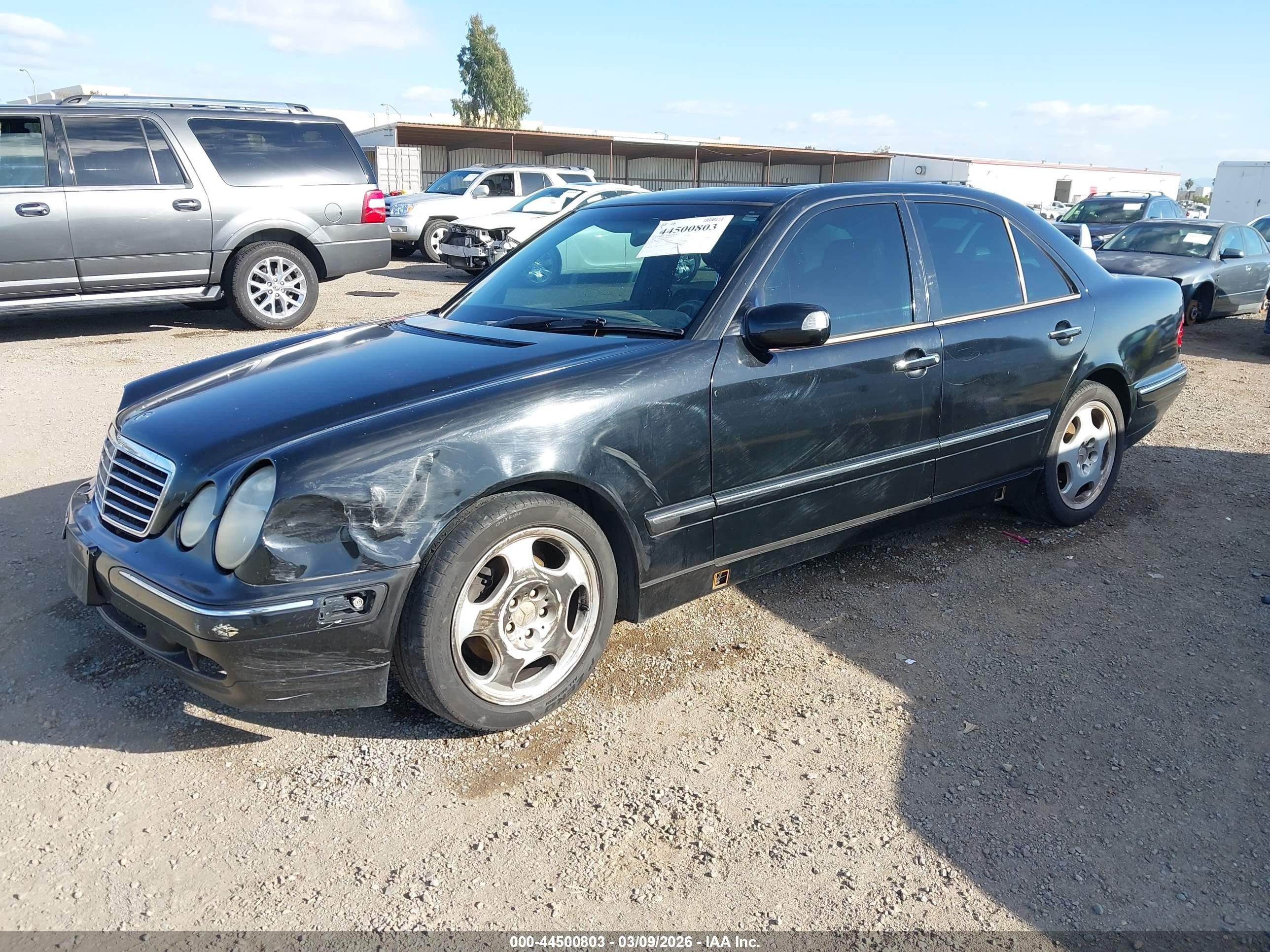 2001 Mercedes-benz E 430   Black vin: WDBJF70J91X048740