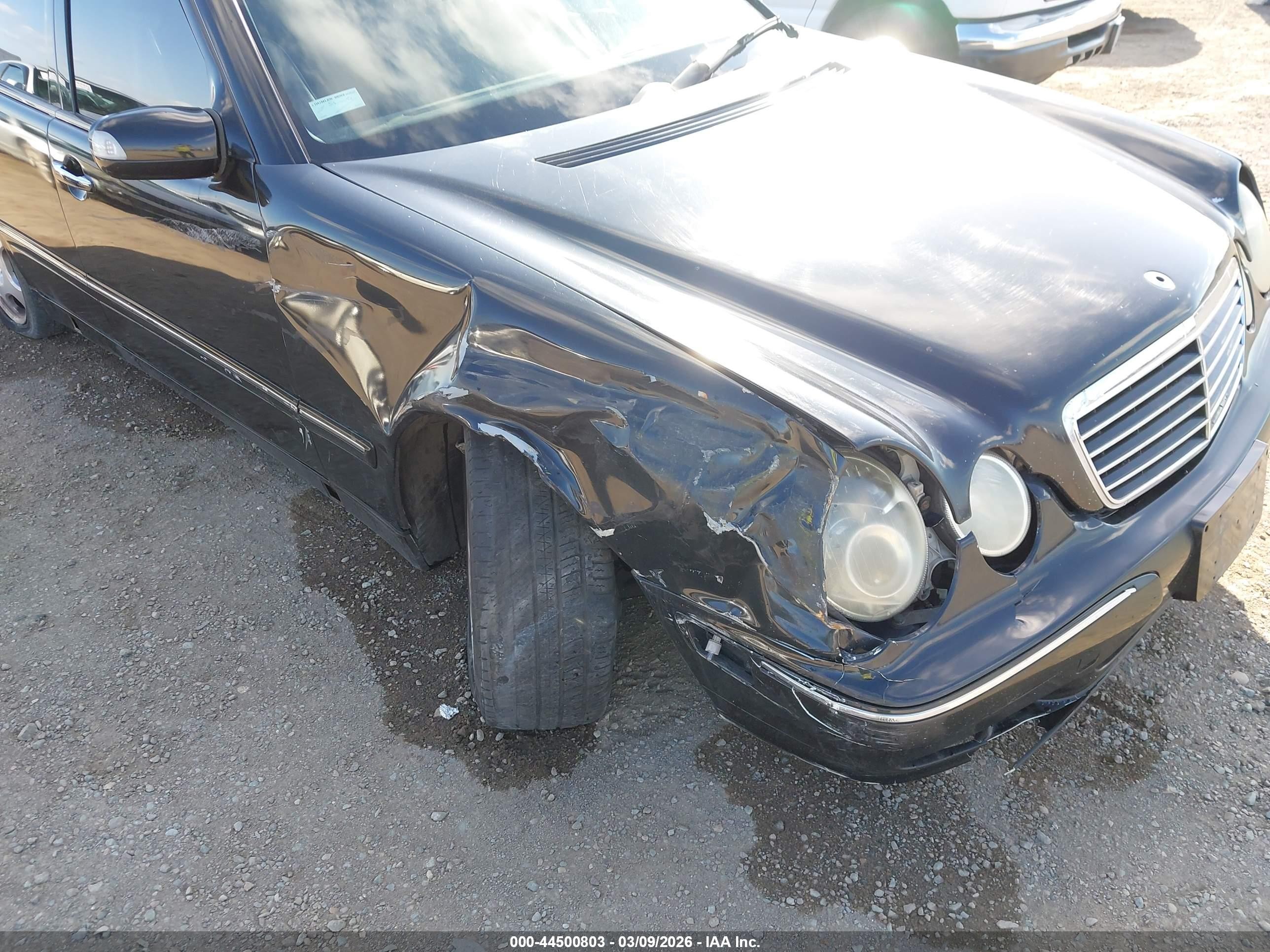 2001 Mercedes-benz E 430   Black vin: WDBJF70J91X048740