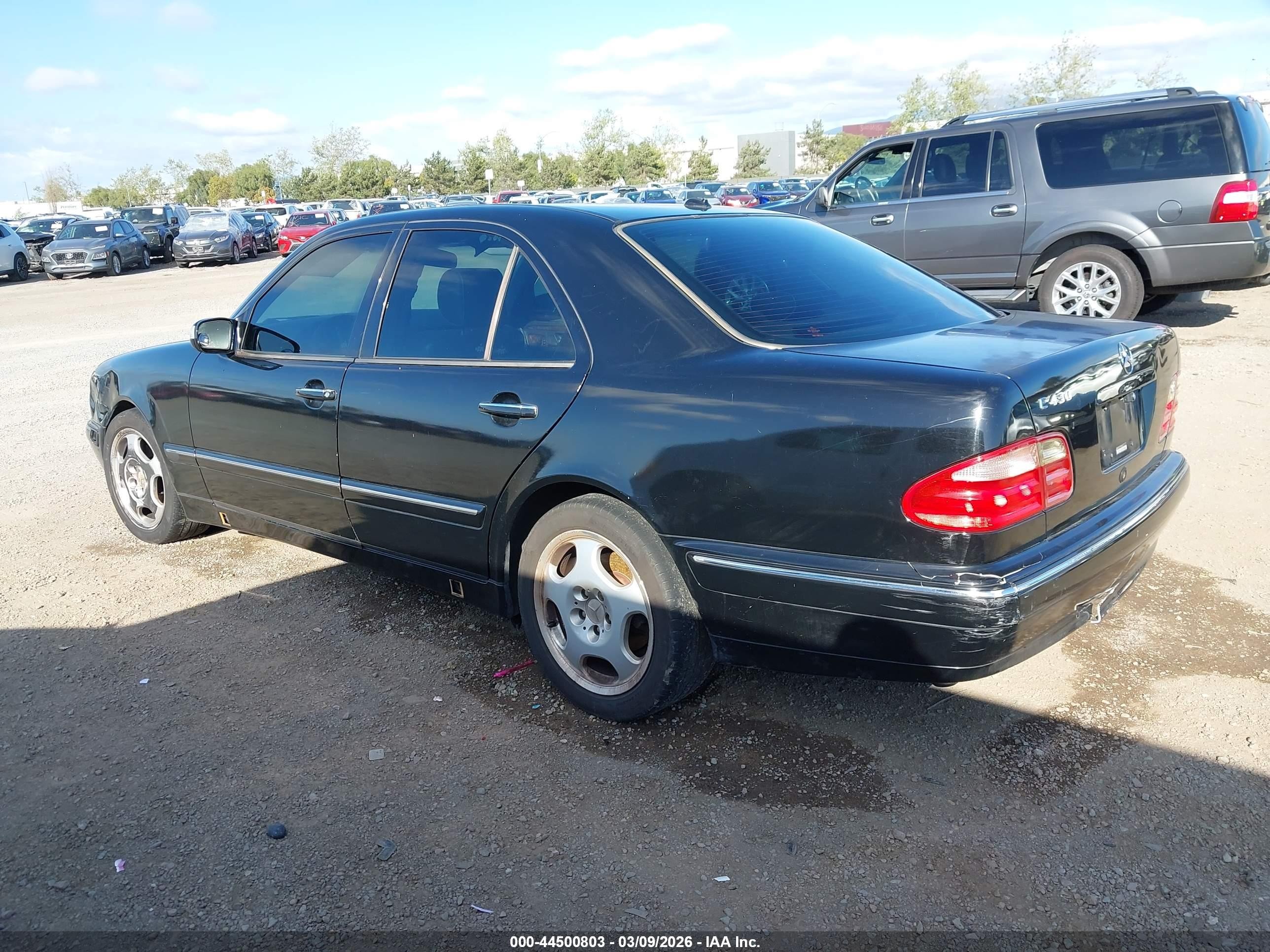 2001 Mercedes-benz E 430   Black vin: WDBJF70J91X048740