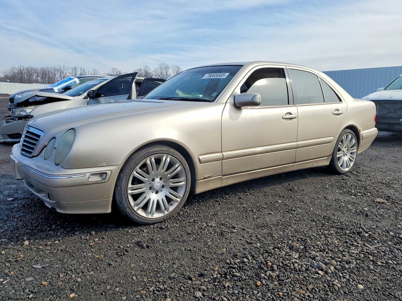 2001 Mercedes-benz E 430 Золотой vin: WDBJF70JX1B187675