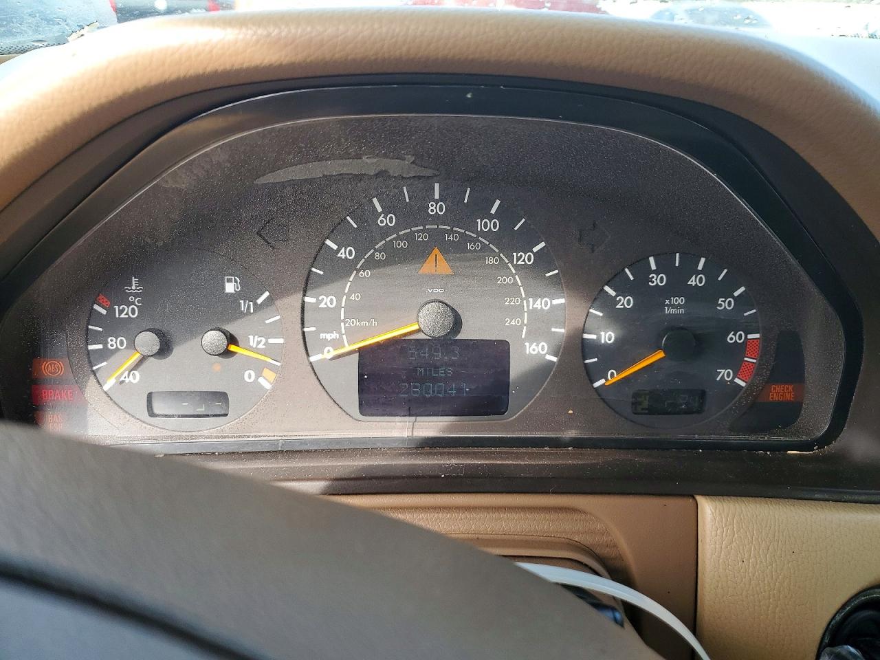 2001 Mercedes-benz E 430 Золотой vin: WDBJF70JX1B187675